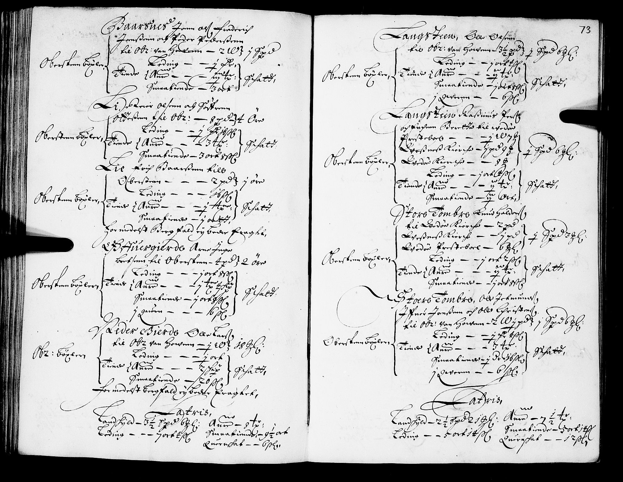 Rentekammeret inntil 1814, Realistisk ordnet avdeling, AV/RA-EA-4070/N/Nb/Nba/L0048: Romsdal fogderi, 1669, p. 72b-73a