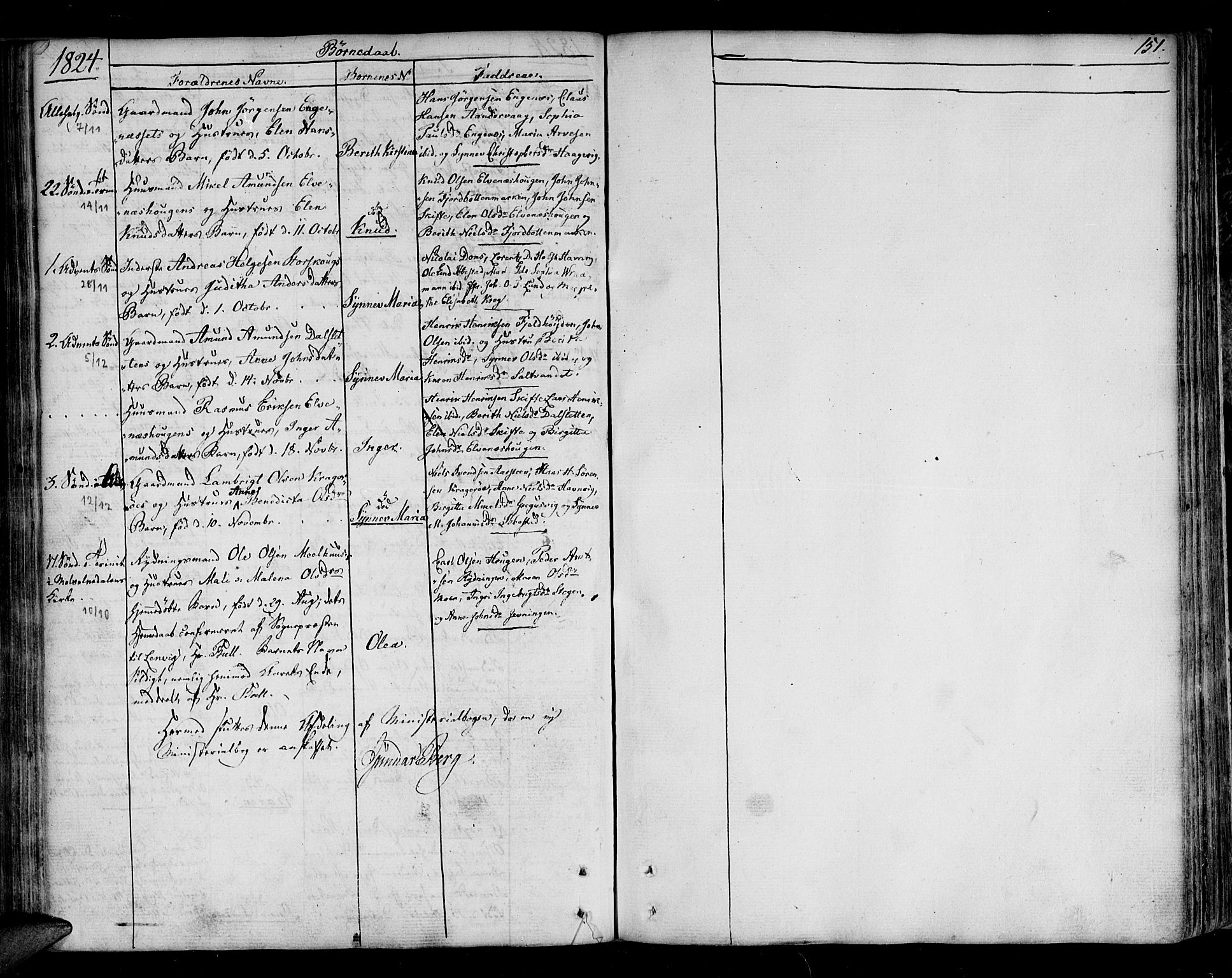 Ibestad sokneprestembete, SATØ/S-0077/H/Ha/Haa/L0004kirke: Parish register (official) no. 4, 1801-1824, p. 151