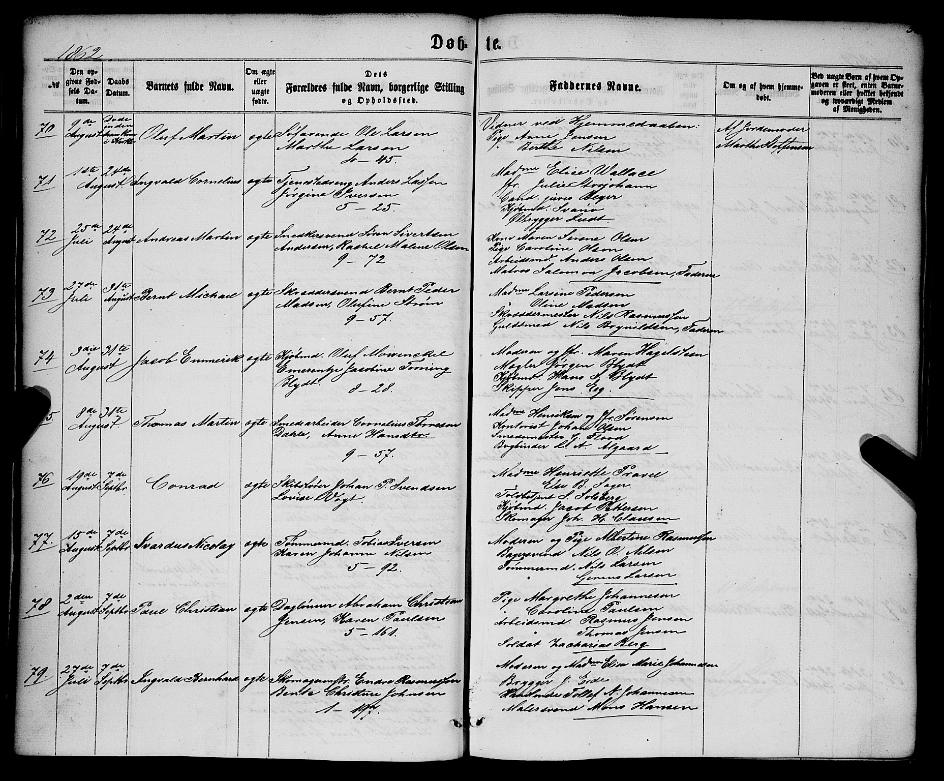 Nykirken Sokneprestembete, AV/SAB-A-77101/H/Haa/L0015: Parish register (official) no. B 2, 1858-1869, p. 56