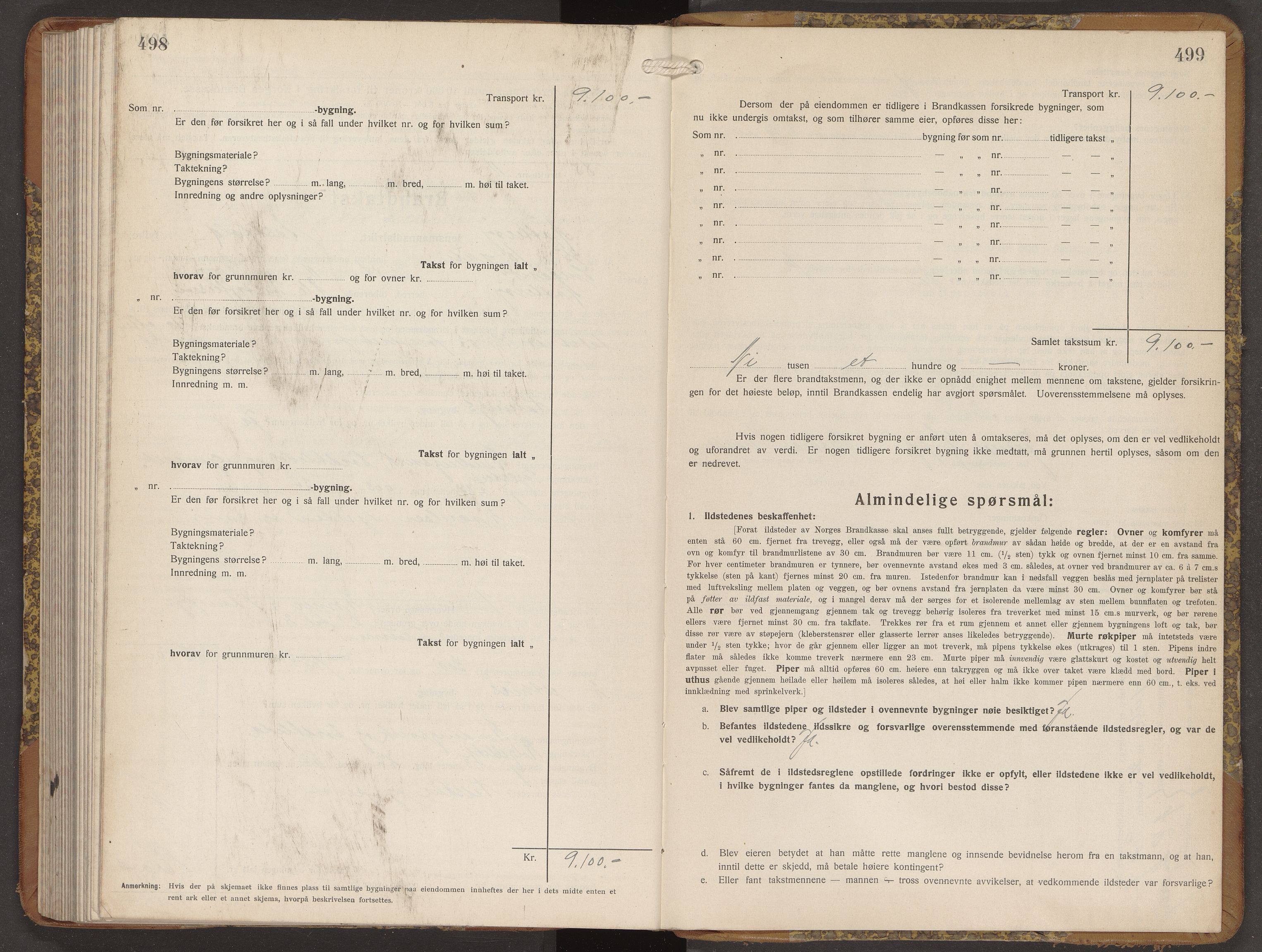 Nøtterøy lensmannskontor, AV/SAKO-A-540/Y/Yg/Ygb/L0009: Skjematakstprotokoll, 1932-1935, p. 498-499