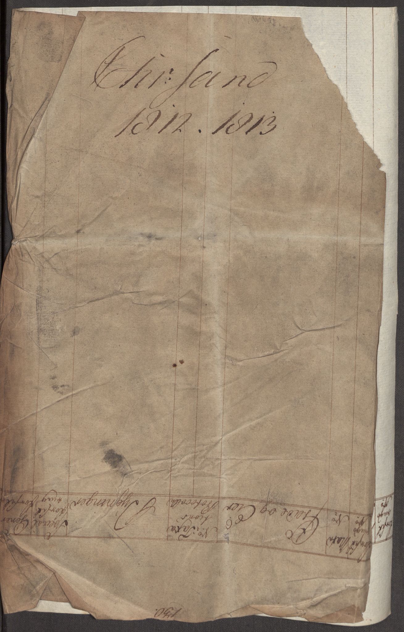 Kommersekollegiet, Brannforsikringskontoret 1767-1814, RA/EA-5458/F/Fa/L0019/0003: Kristiansand / Dokumenter, 1797-1813