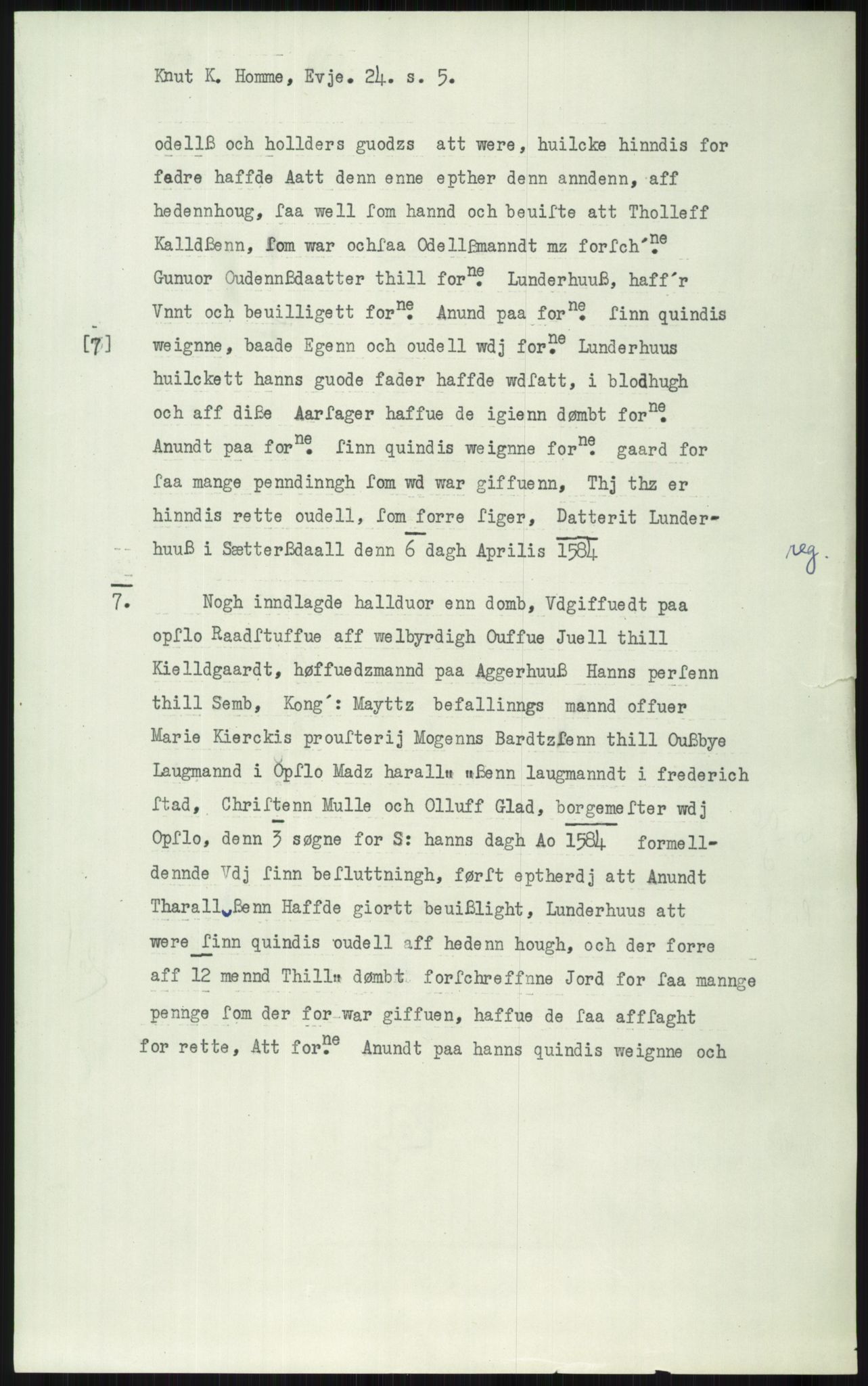 Samlinger til kildeutgivelse, Diplomavskriftsamlingen, AV/RA-EA-4053/H/Ha, p. 2855