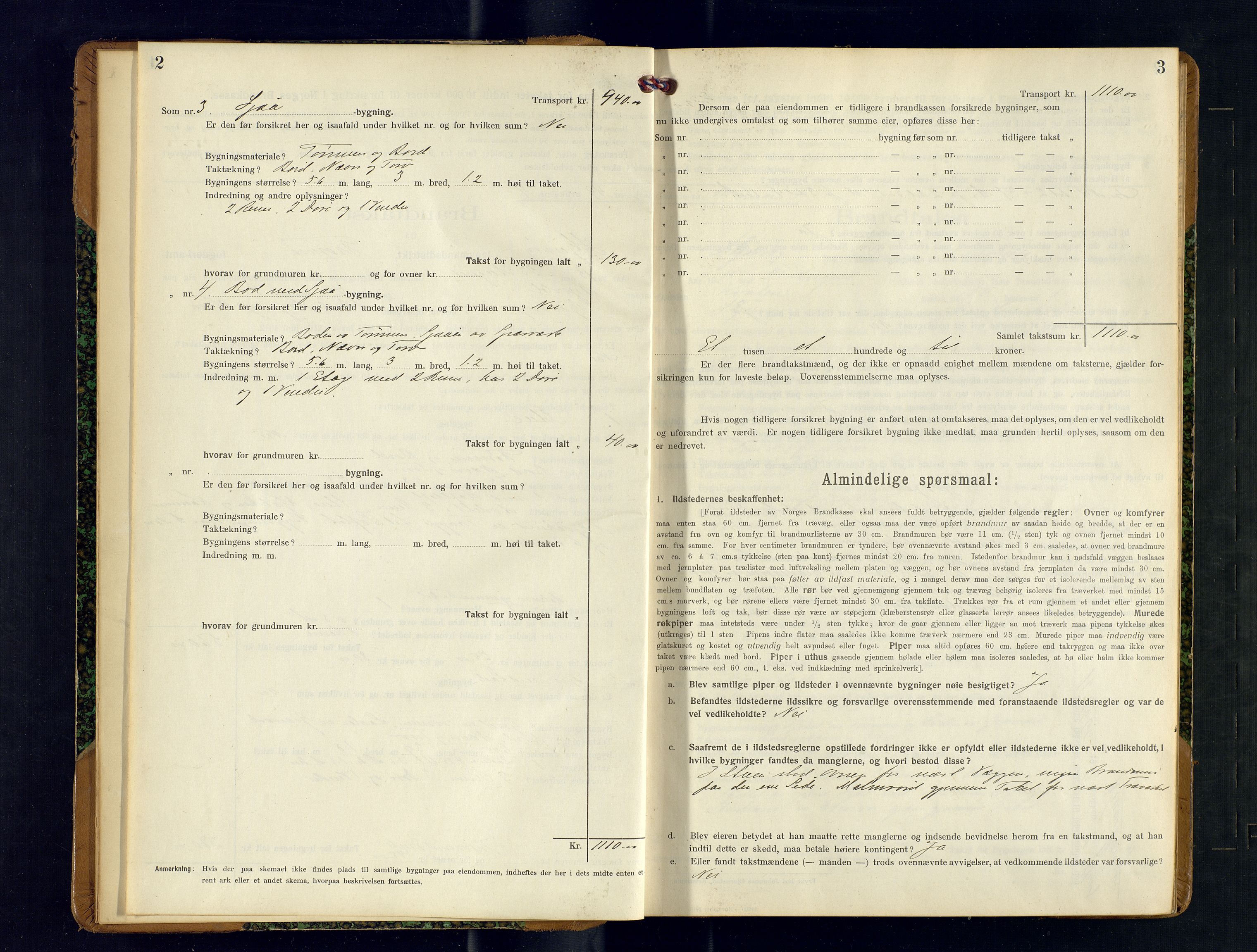 Skjervøy lensmannskontor, AV/SATØ-SATØ-63/F/Fu/Fub/L0250: Branntakstprotokoll (S), 1914-1917, p. 2-3