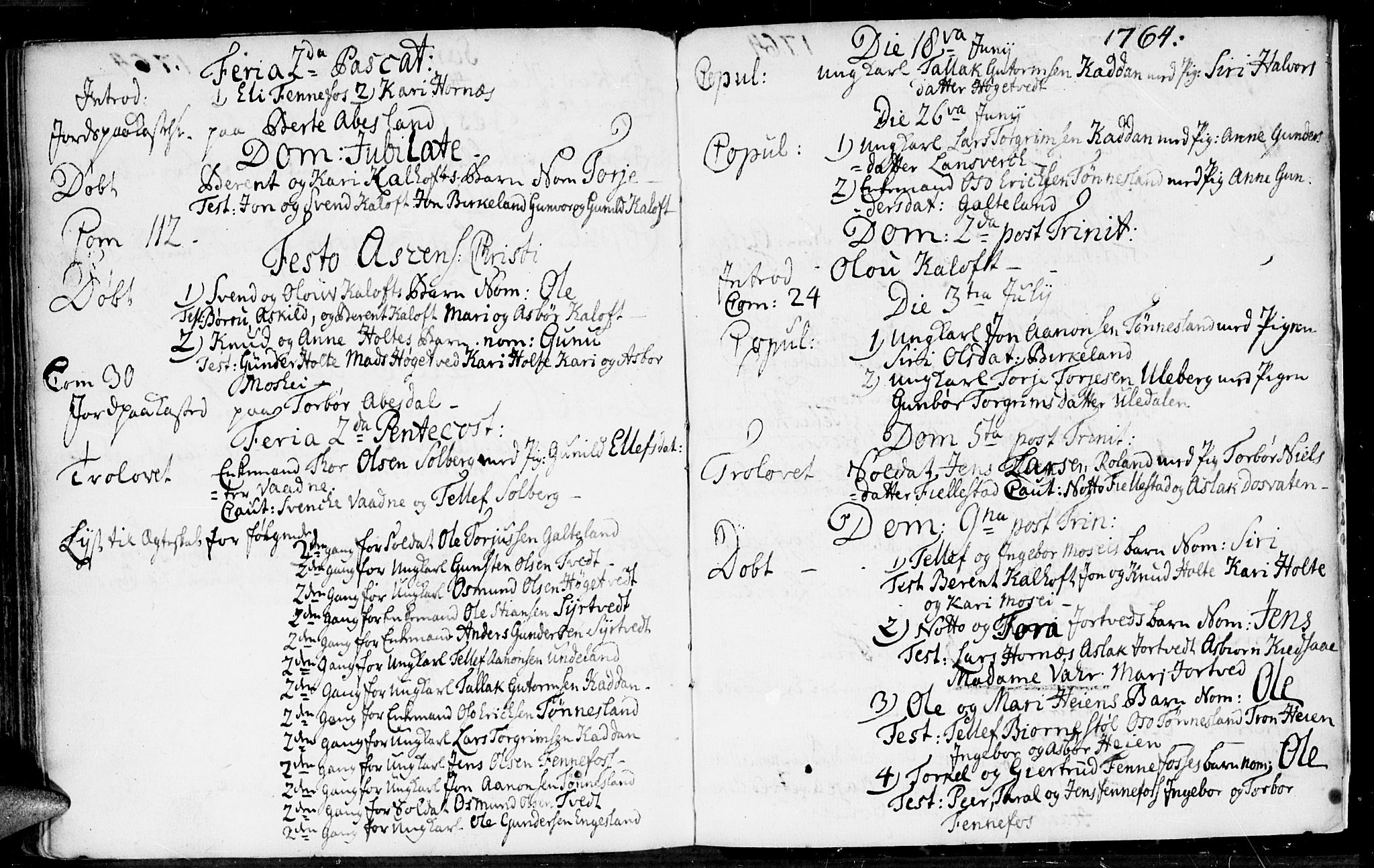 Evje sokneprestkontor, AV/SAK-1111-0008/F/Fa/Fab/L0001: Parish register (official) no. A 1, 1704-1764, p. 272-273