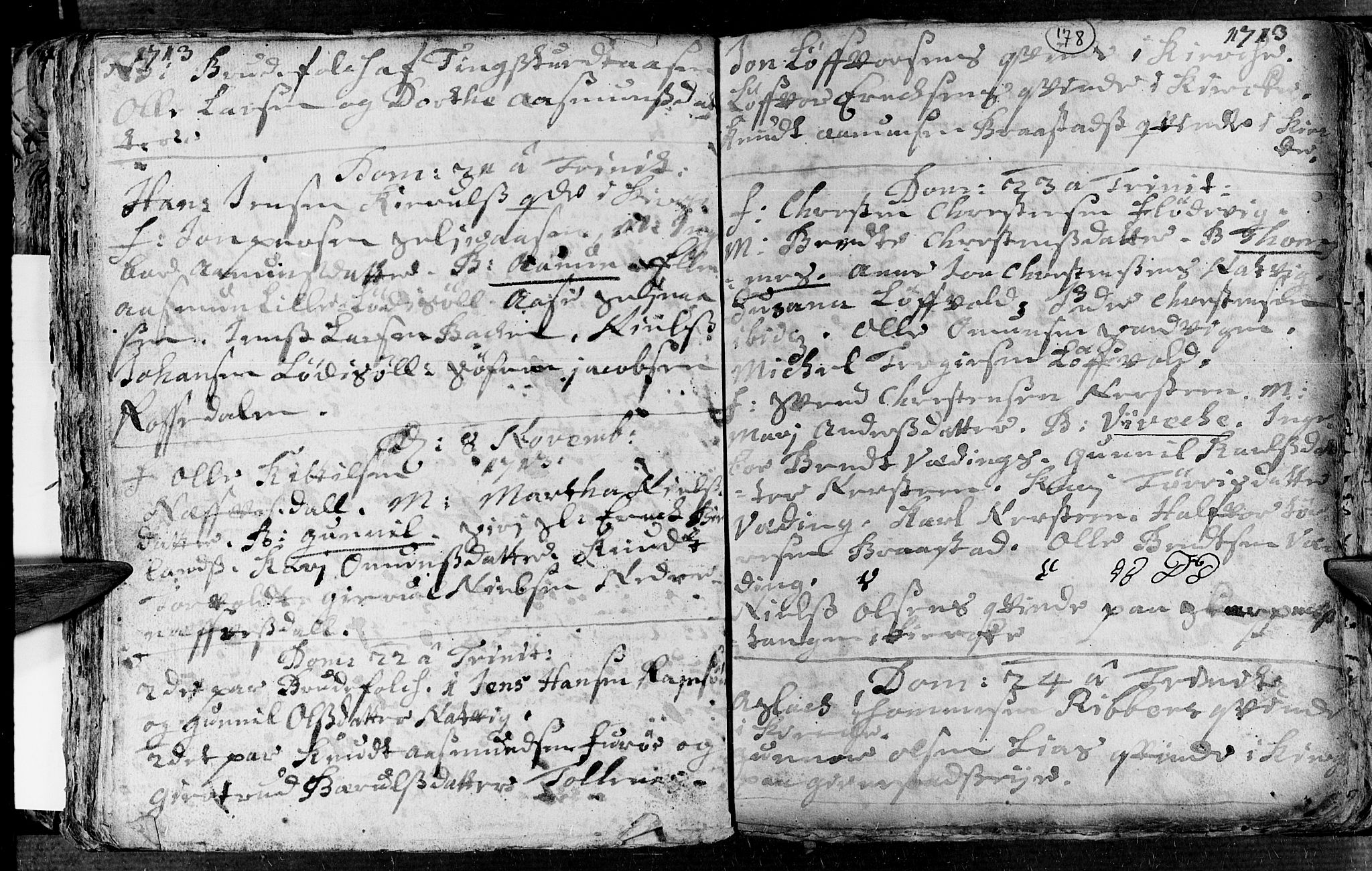 Øyestad sokneprestkontor, AV/SAK-1111-0049/F/Fa/L0002: Parish register (official) no. A 2, 1692-1722, p. 178