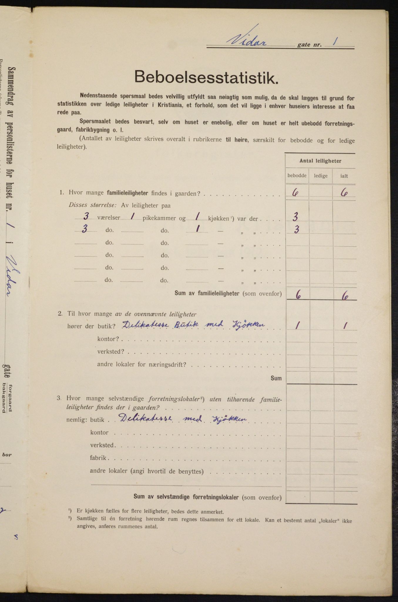 OBA, Municipal Census 1912 for Kristiania, 1912, p. 123535