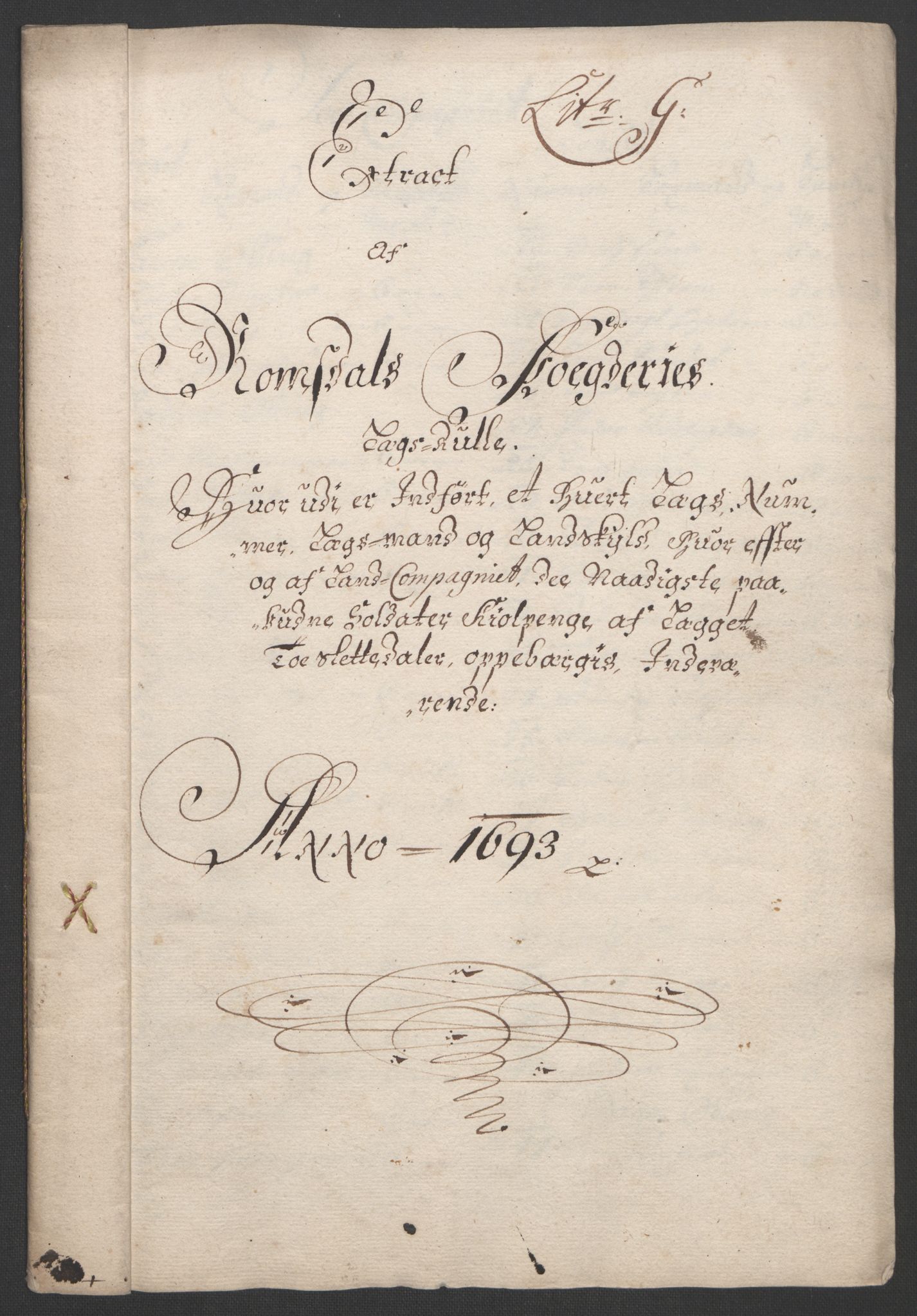 Rentekammeret inntil 1814, Reviderte regnskaper, Fogderegnskap, RA/EA-4092/R55/L3651: Fogderegnskap Romsdal, 1693-1694, p. 87