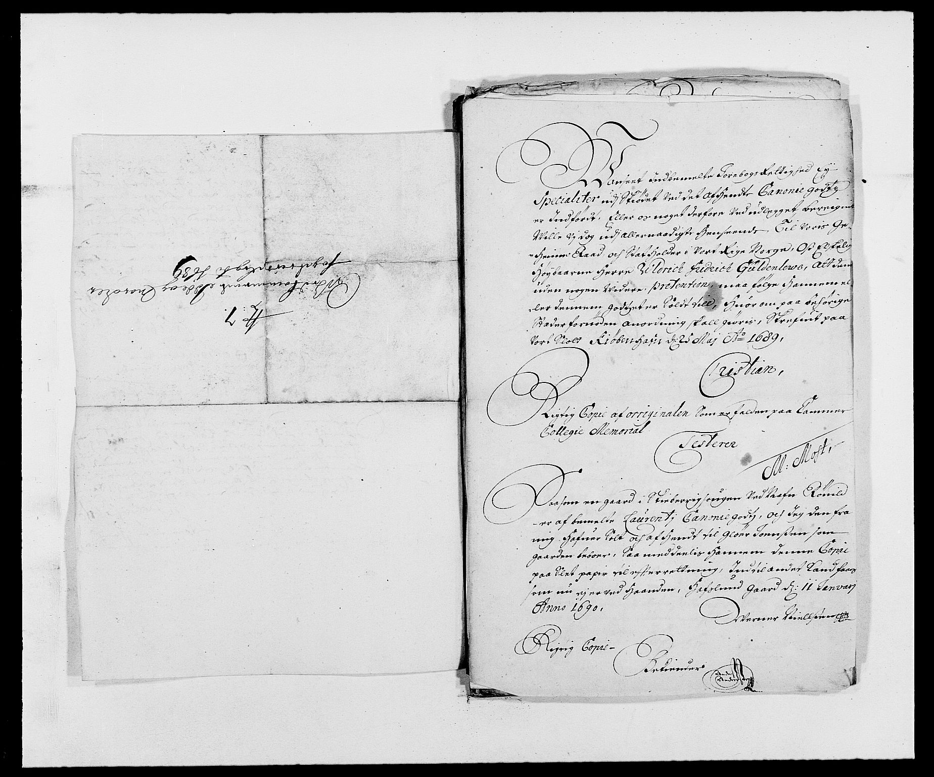 Rentekammeret inntil 1814, Reviderte regnskaper, Fogderegnskap, AV/RA-EA-4092/R01/L0008: Fogderegnskap Idd og Marker, 1689, p. 323