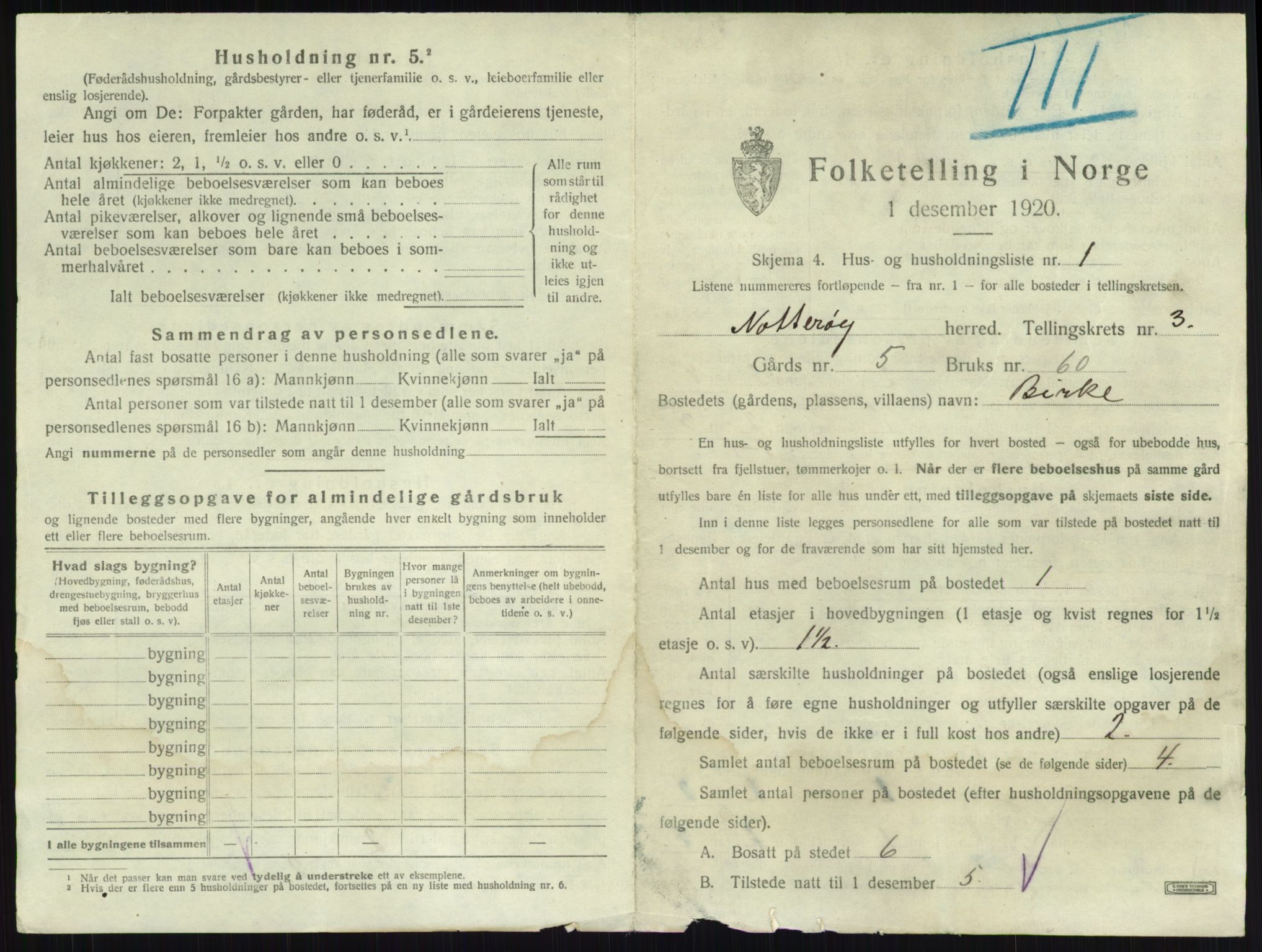 SAKO, 1920 census for Nøtterøy, 1920, p. 492