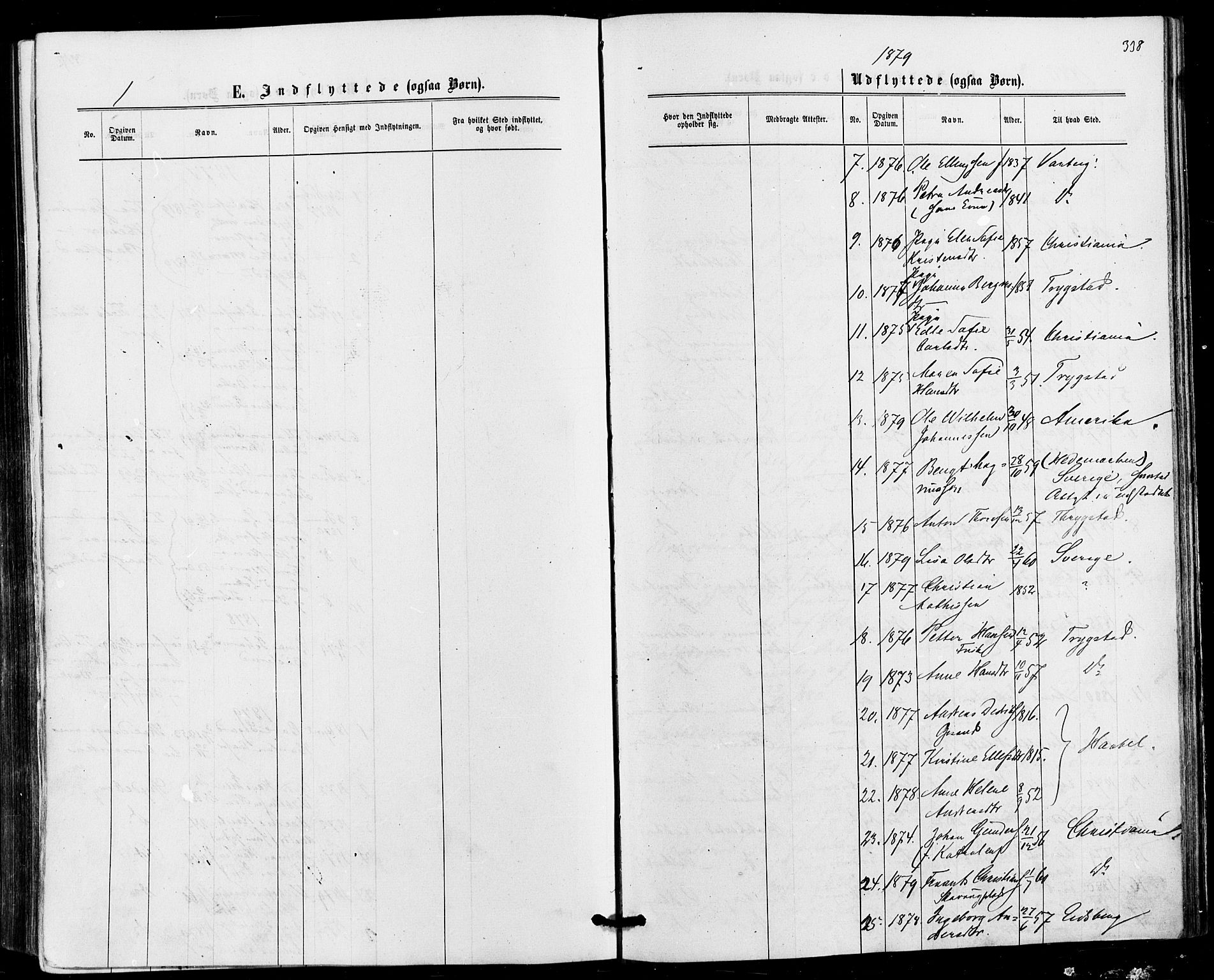 Askim prestekontor Kirkebøker, AV/SAO-A-10900/F/Fa/L0006: Parish register (official) no. 6, 1874-1881, p. 338