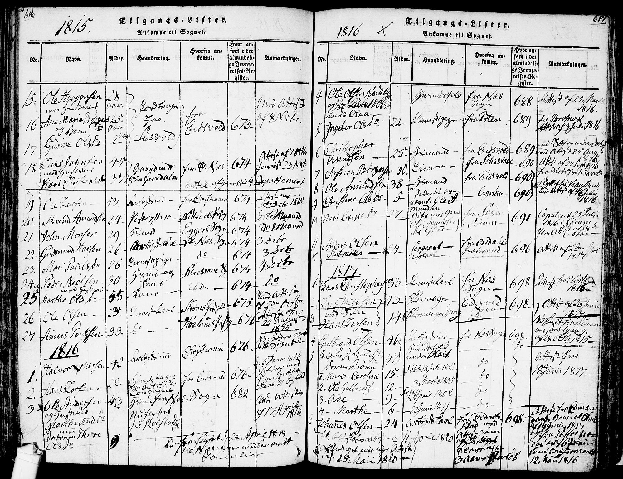 Ullensaker prestekontor Kirkebøker, AV/SAO-A-10236a/F/Fa/L0013: Parish register (official) no. I 13, 1815-1835, p. 616-617