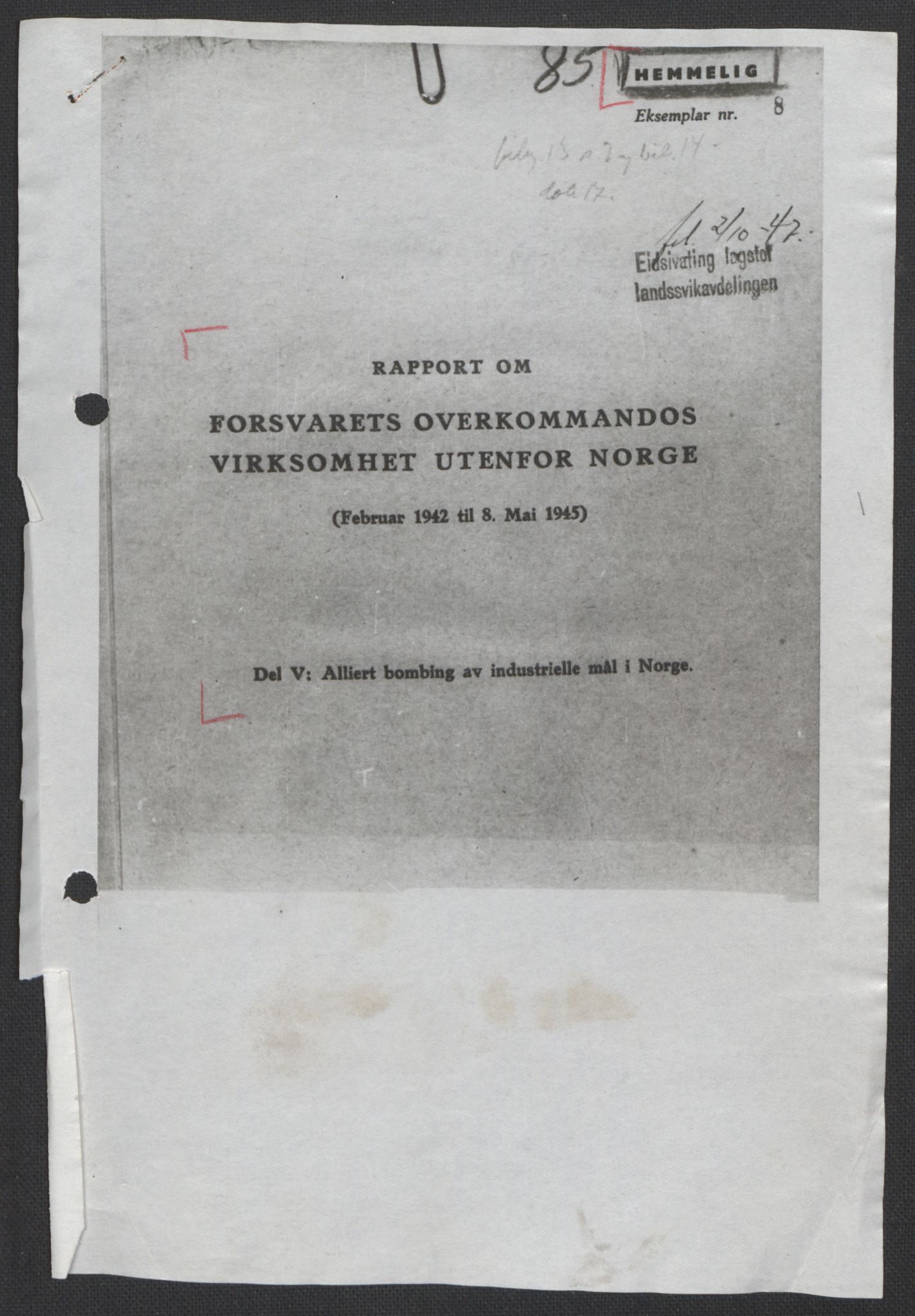 Landssvikarkivet, Oslo politikammer, AV/RA-S-3138-01/D/Dg/L0544/5604: Henlagt hnr. 5581 - 5583, 5585 og 5588 - 5597 / Hnr. 5588, 1945-1948, p. 889