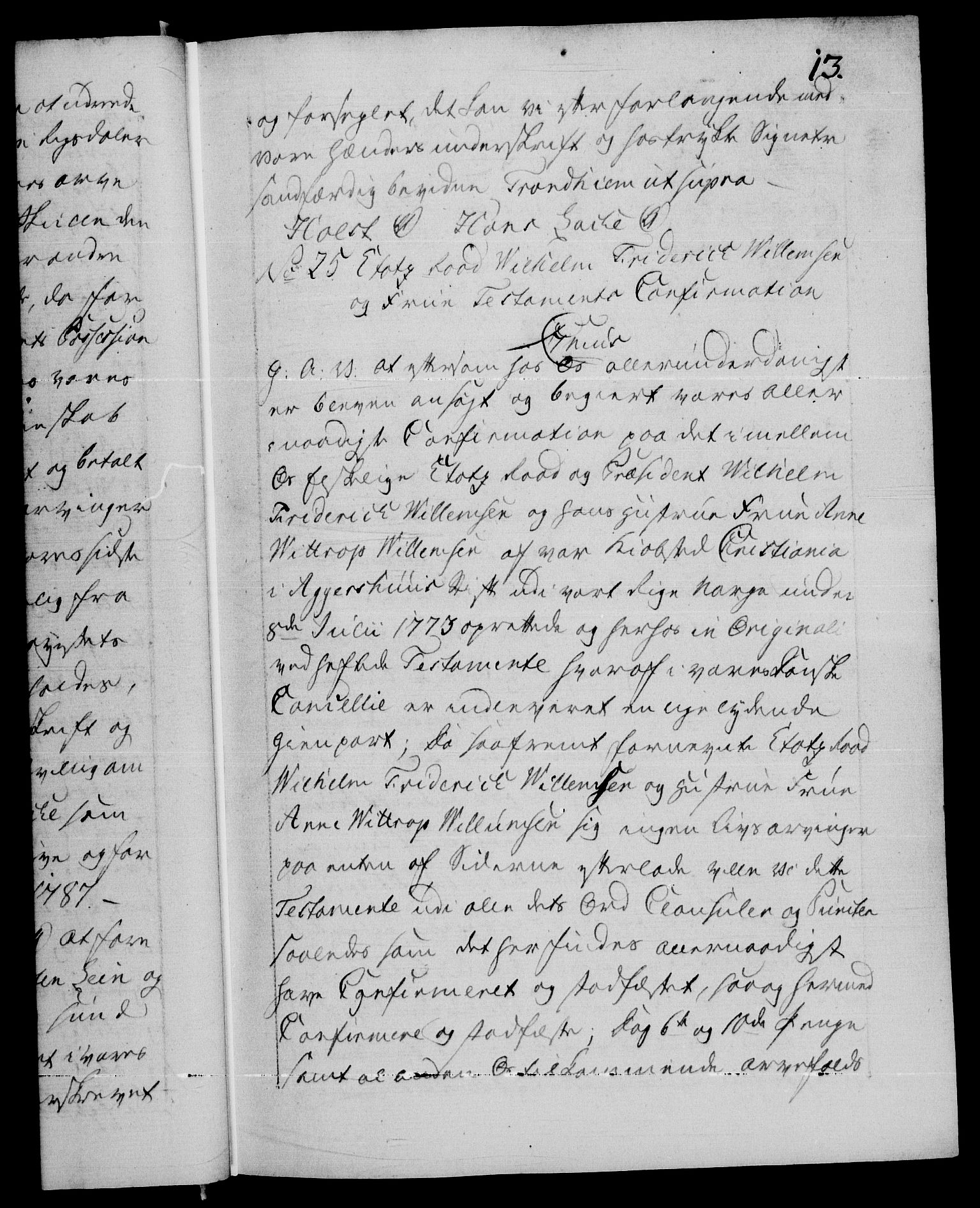 Danske Kanselli 1572-1799, AV/RA-EA-3023/F/Fc/Fca/Fcaa/L0053: Norske registre, 1790-1791, p. 13a