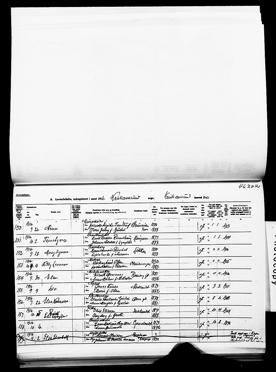 Ministerialprotokoller, klokkerbøker og fødselsregistre - Møre og Romsdal, AV/SAT-A-1454/572/L0861: Parish register (official) no. 572D05, 1913-1920