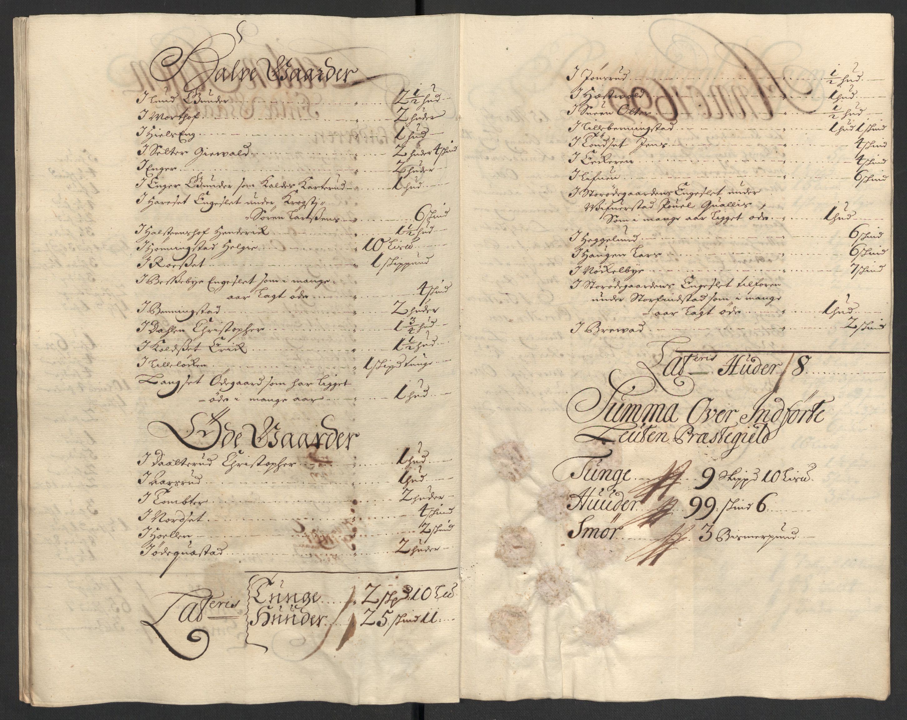 Rentekammeret inntil 1814, Reviderte regnskaper, Fogderegnskap, AV/RA-EA-4092/R16/L1038: Fogderegnskap Hedmark, 1699, p. 158