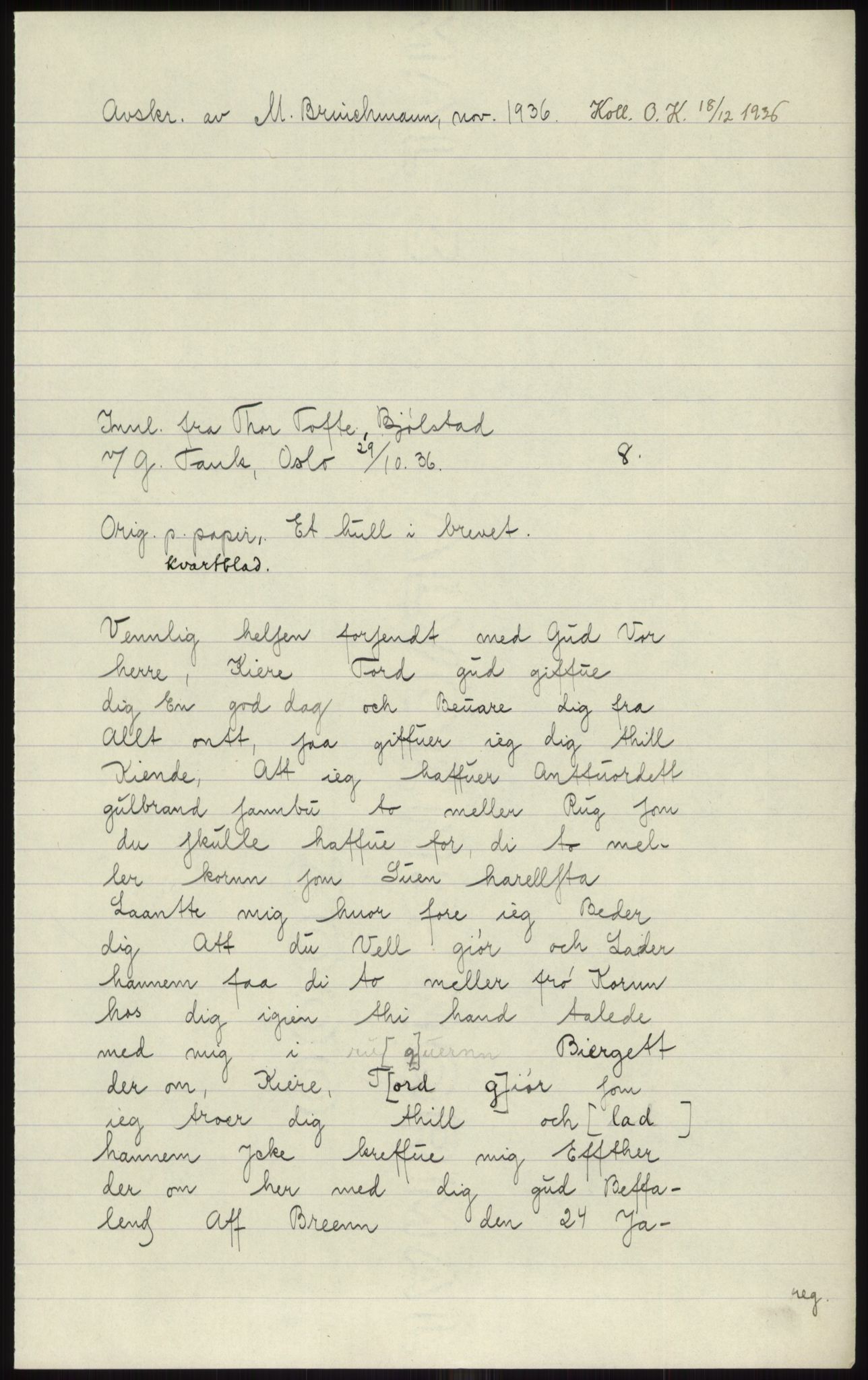 Samlinger til kildeutgivelse, Diplomavskriftsamlingen, AV/RA-EA-4053/H/Ha, p. 263