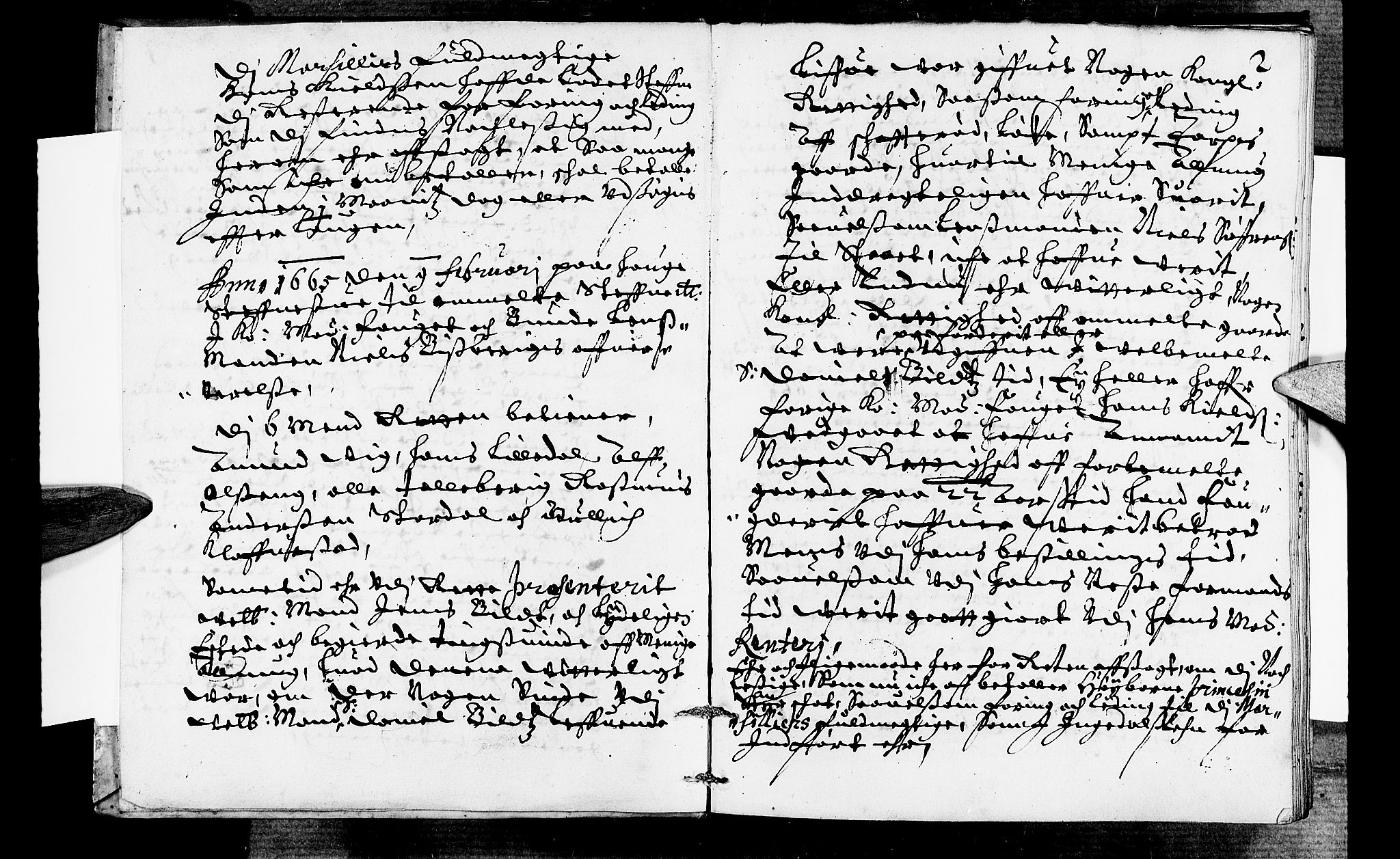 Idd og Marker sorenskriveri, SAO/A-10283/F/Fb/L0004: Tingbok, 1665-1667, p. 1b-2a