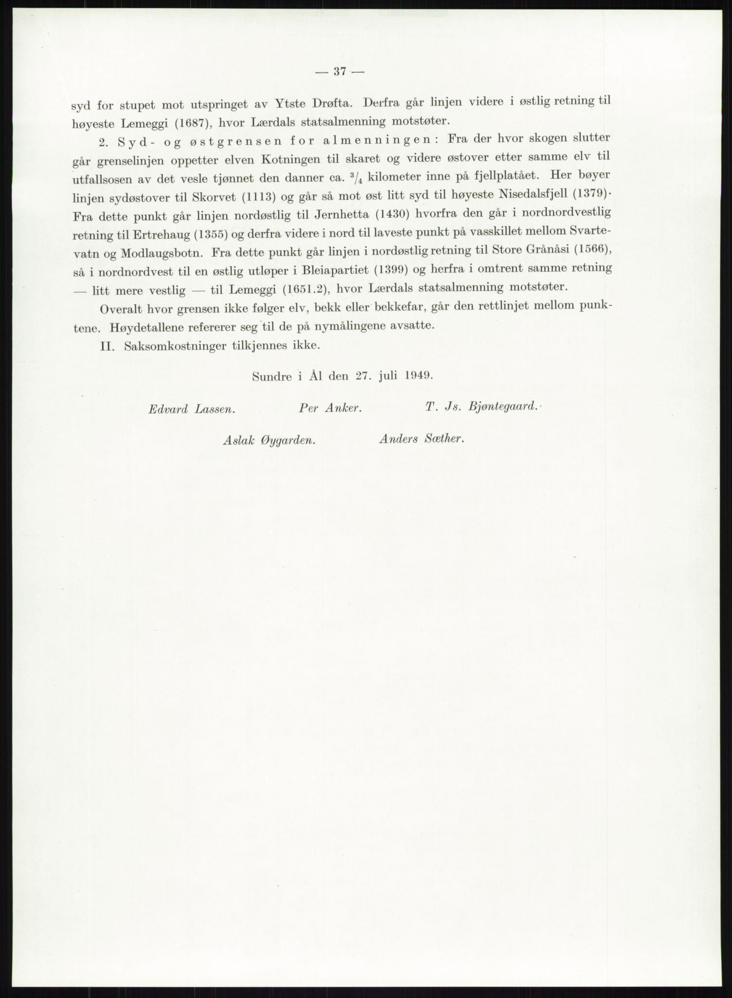 Høyfjellskommisjonen, AV/RA-S-1546/X/Xa/L0001: Nr. 1-33, 1909-1953, p. 3286