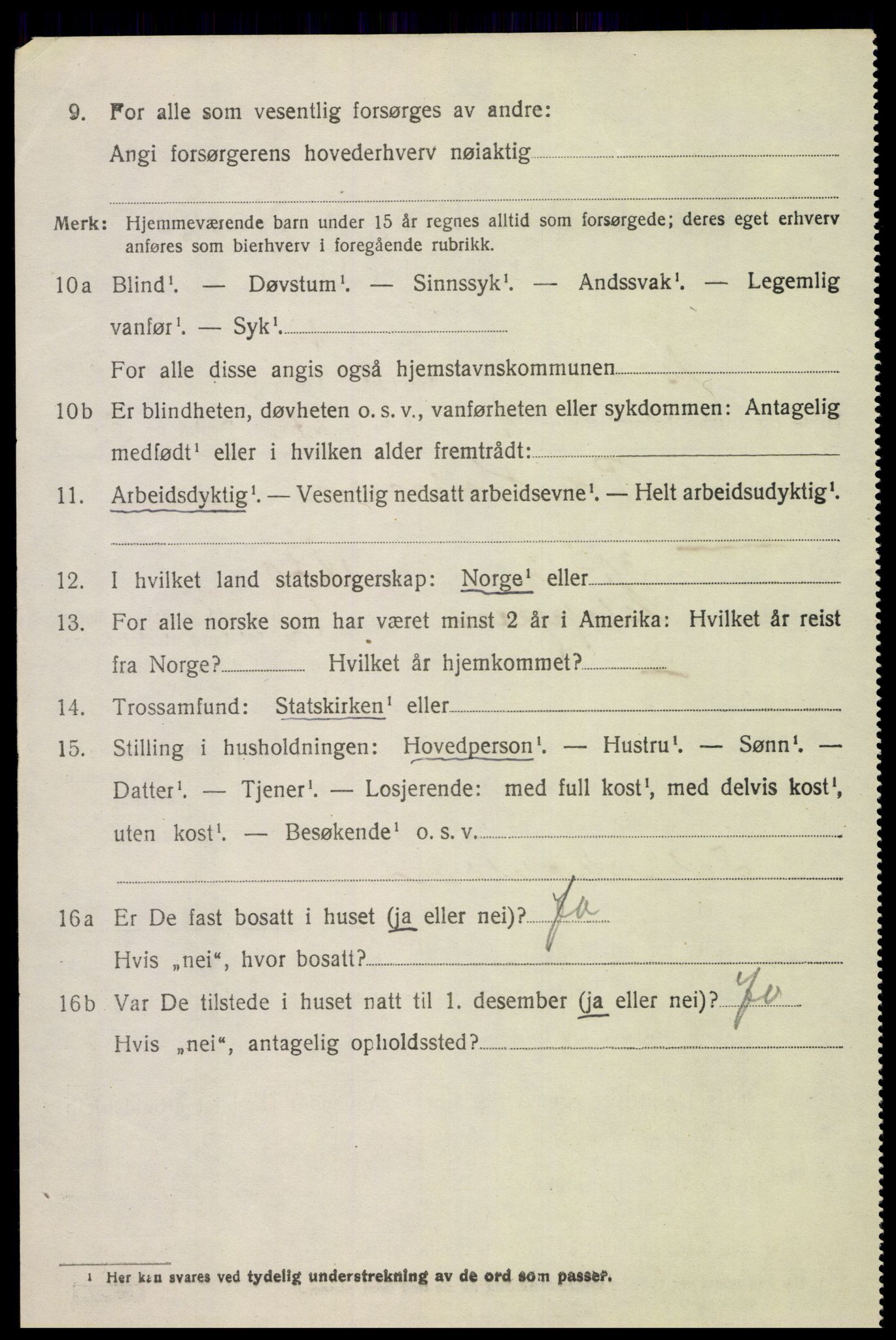 SAH, 1920 census for Gran, 1920, p. 1683