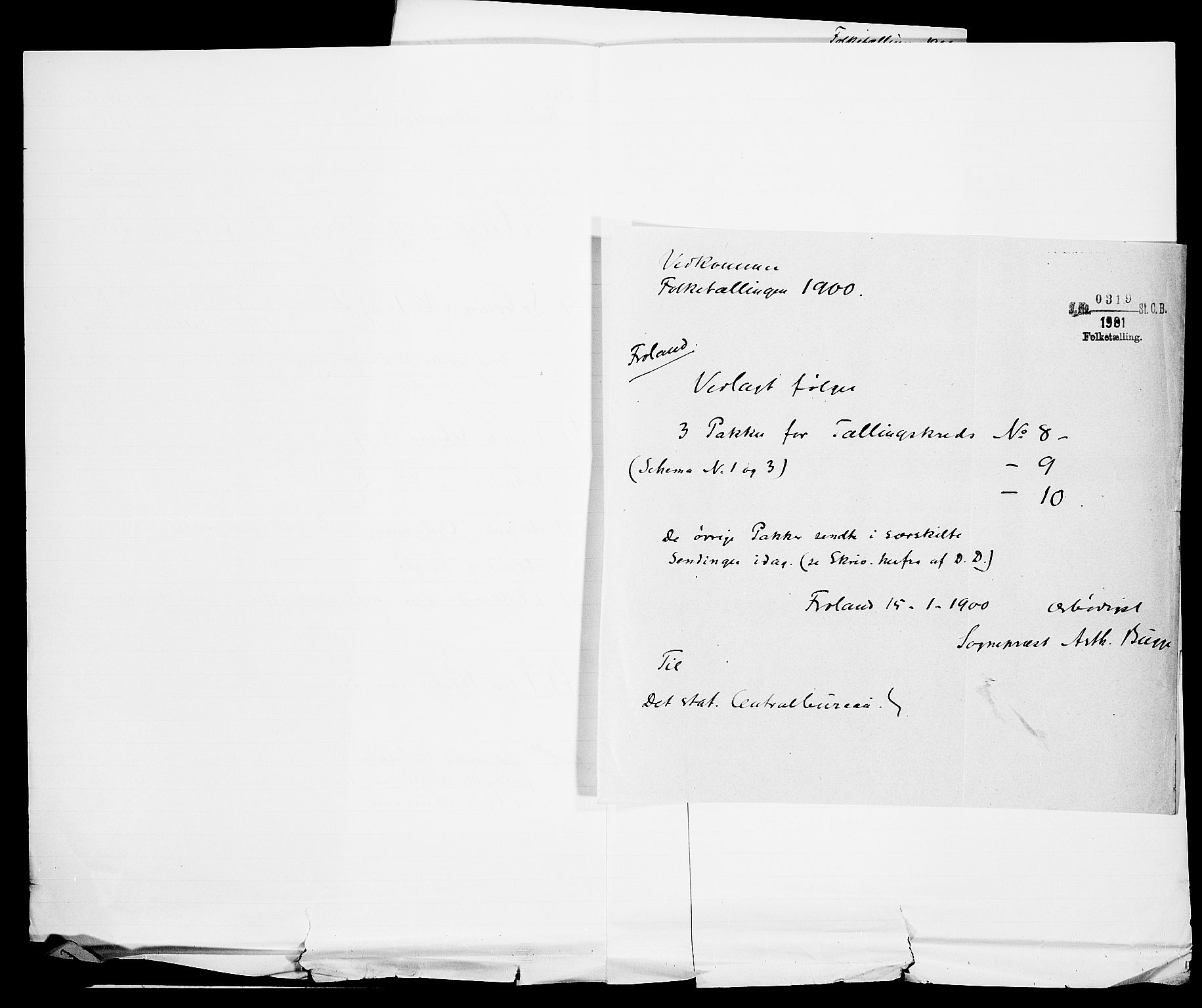 SAK, 1900 census for Froland, 1900, p. 39