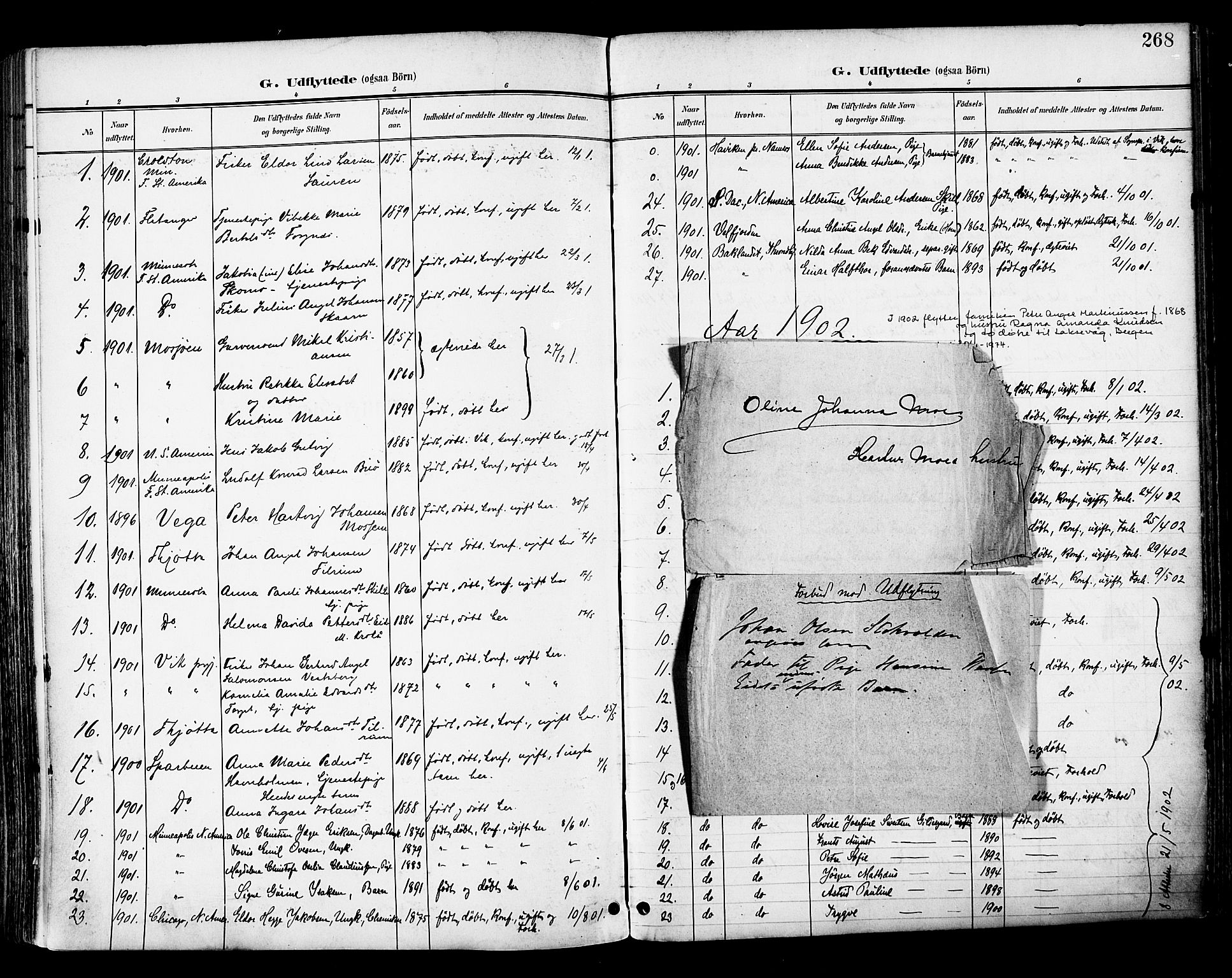 Ministerialprotokoller, klokkerbøker og fødselsregistre - Nordland, AV/SAT-A-1459/813/L0201: Parish register (official) no. 813A11, 1901-1918, p. 268