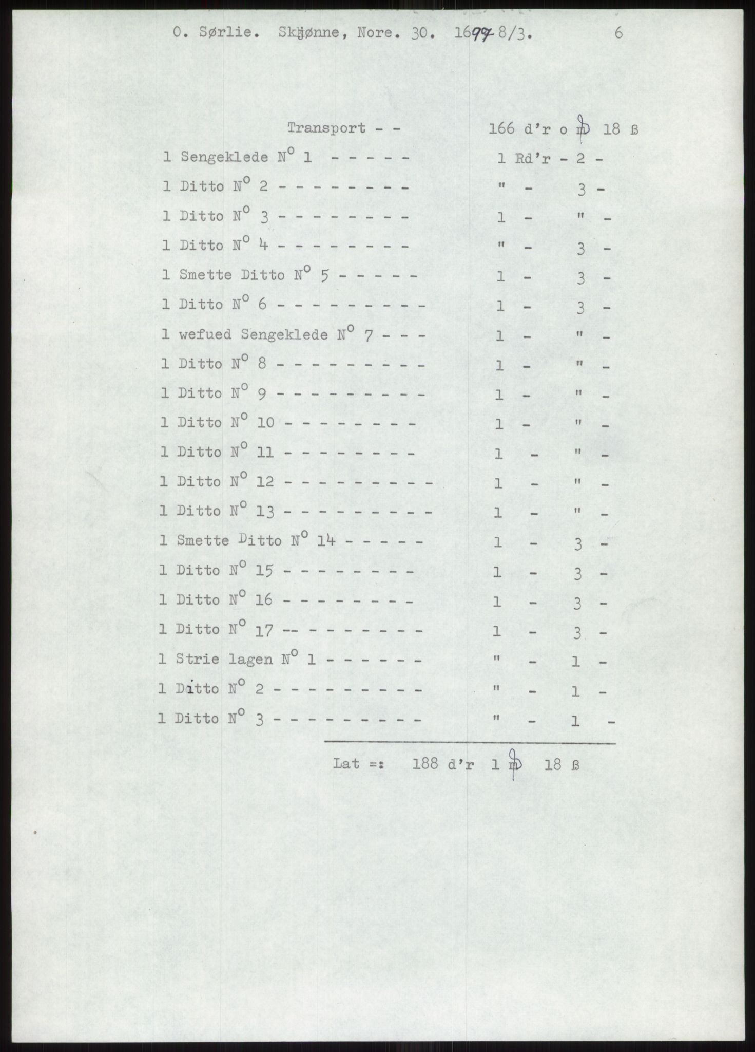 Samlinger til kildeutgivelse, Diplomavskriftsamlingen, AV/RA-EA-4053/H/Ha, p. 354