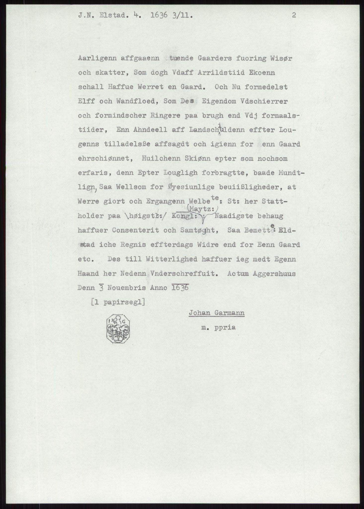 Samlinger til kildeutgivelse, Diplomavskriftsamlingen, AV/RA-EA-4053/H/Ha, p. 1961