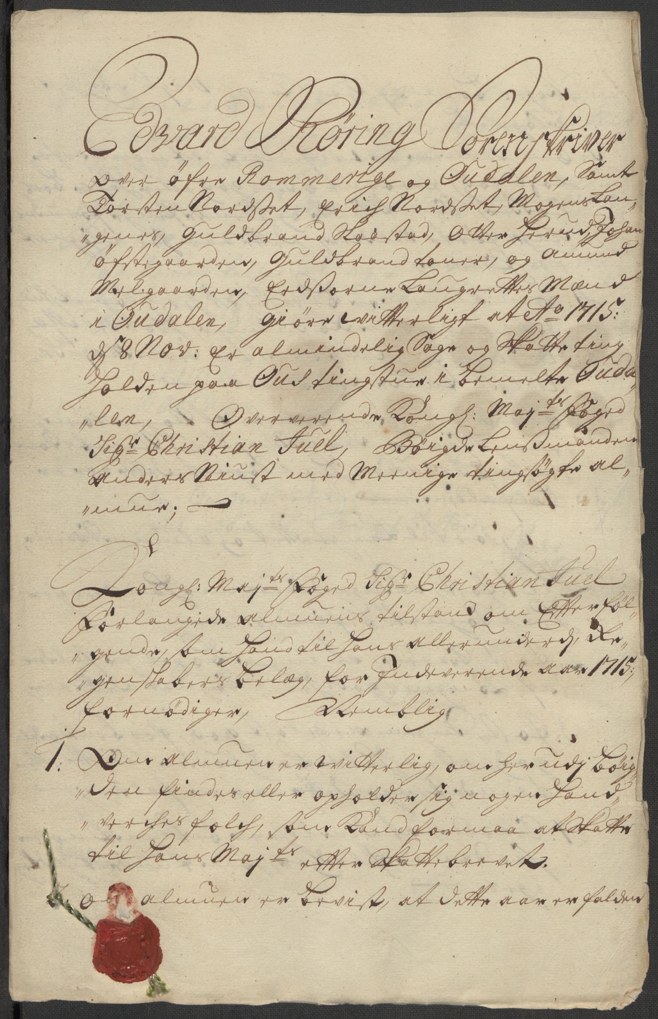 Rentekammeret inntil 1814, Reviderte regnskaper, Fogderegnskap, AV/RA-EA-4092/R13/L0853: Fogderegnskap Solør, Odal og Østerdal, 1715, p. 161