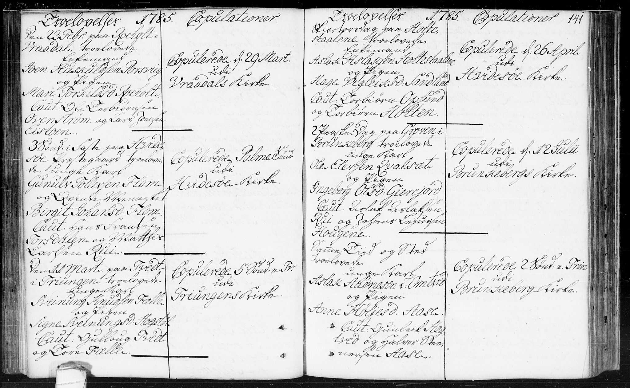 Kviteseid kirkebøker, SAKO/A-276/F/Fa/L0002: Parish register (official) no. I 2, 1773-1786, p. 141
