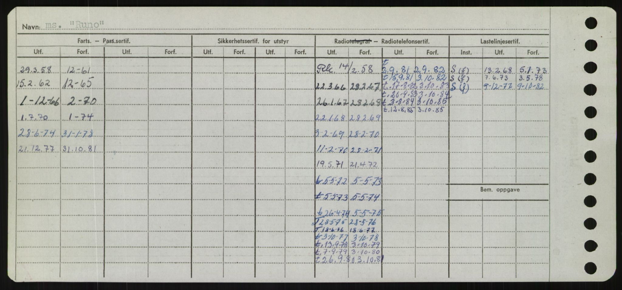 Sjøfartsdirektoratet med forløpere, Skipsmålingen, AV/RA-S-1627/H/Hd/L0031: Fartøy, Rju-Sam, p. 318