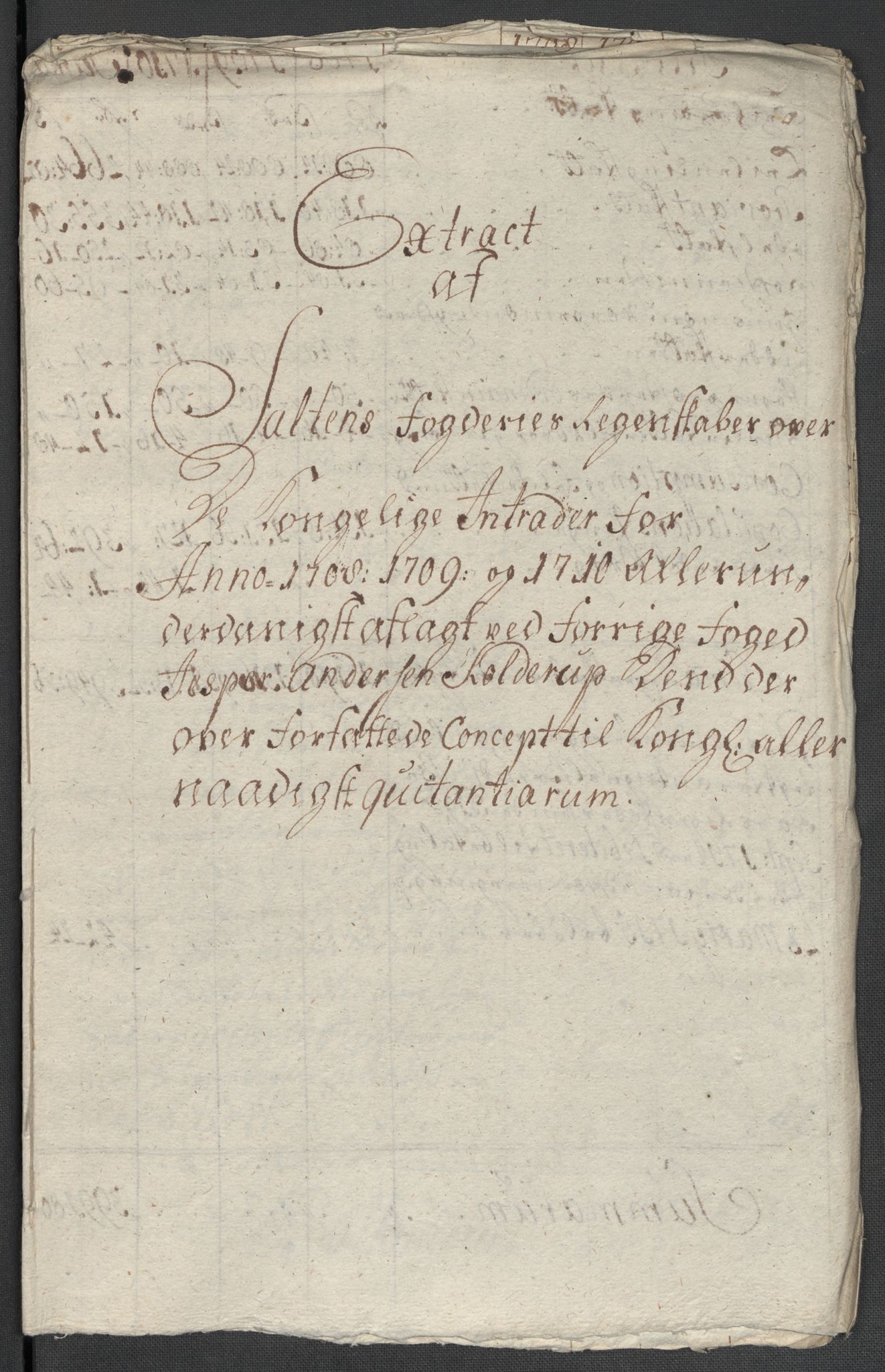 Rentekammeret inntil 1814, Reviderte regnskaper, Fogderegnskap, AV/RA-EA-4092/R66/L4581: Fogderegnskap Salten, 1707-1710, p. 584