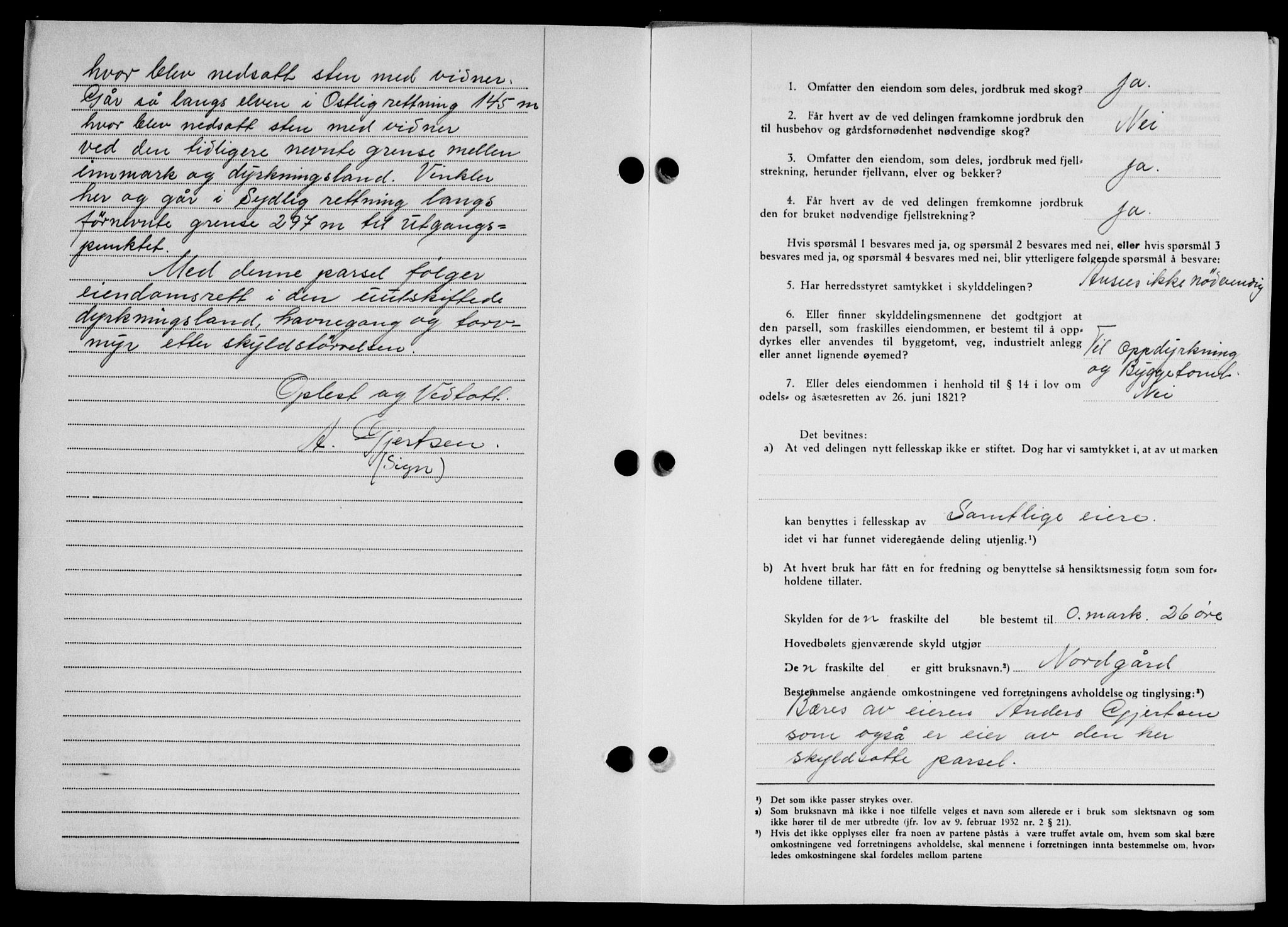 Lofoten sorenskriveri, SAT/A-0017/1/2/2C/L0020a: Mortgage book no. 20a, 1948-1949, Diary no: : 1165/1949