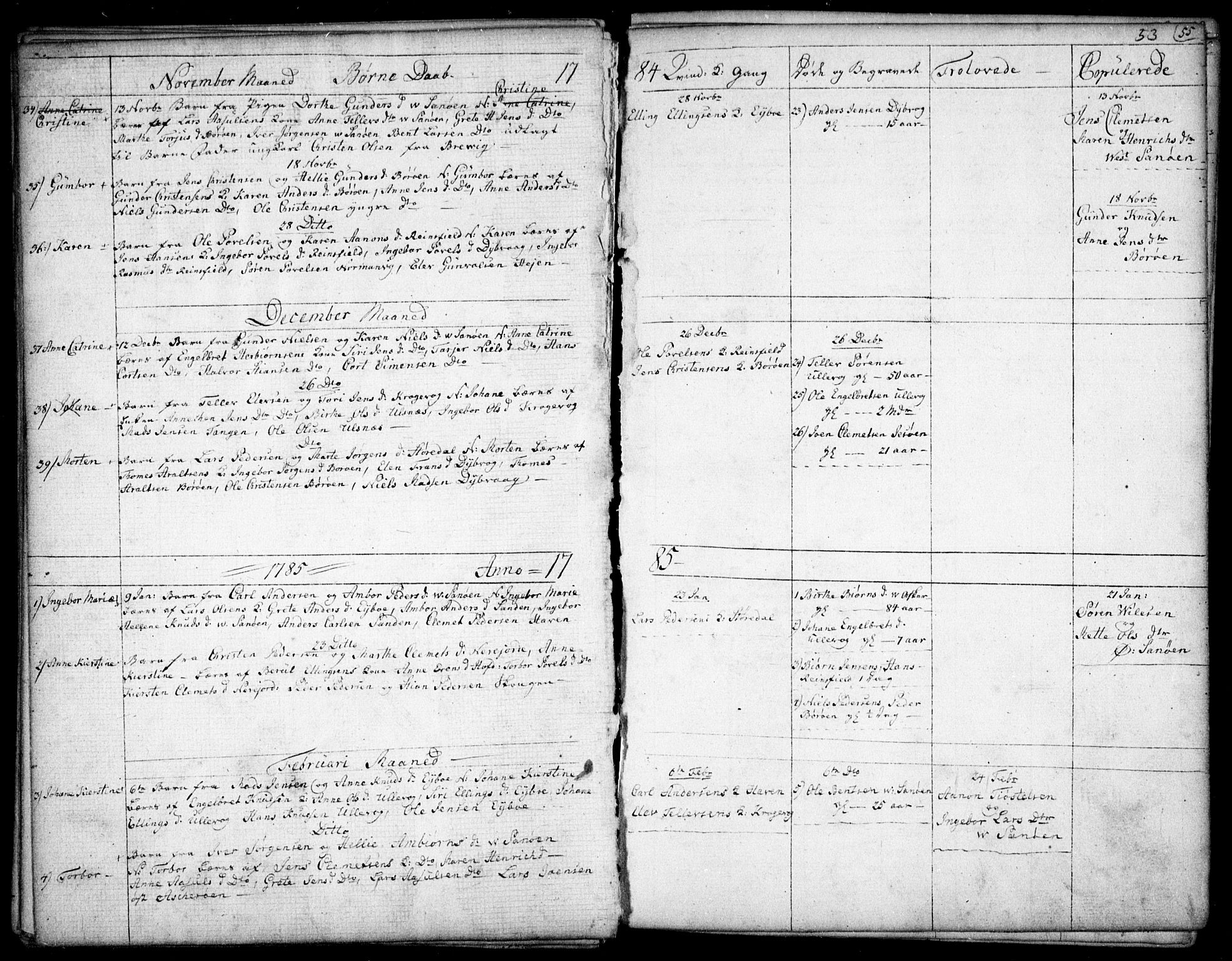 Dypvåg sokneprestkontor, AV/SAK-1111-0007/F/Fb/Fba/L0007: Parish register (copy) no. B 7, 1762-1810, p. 53