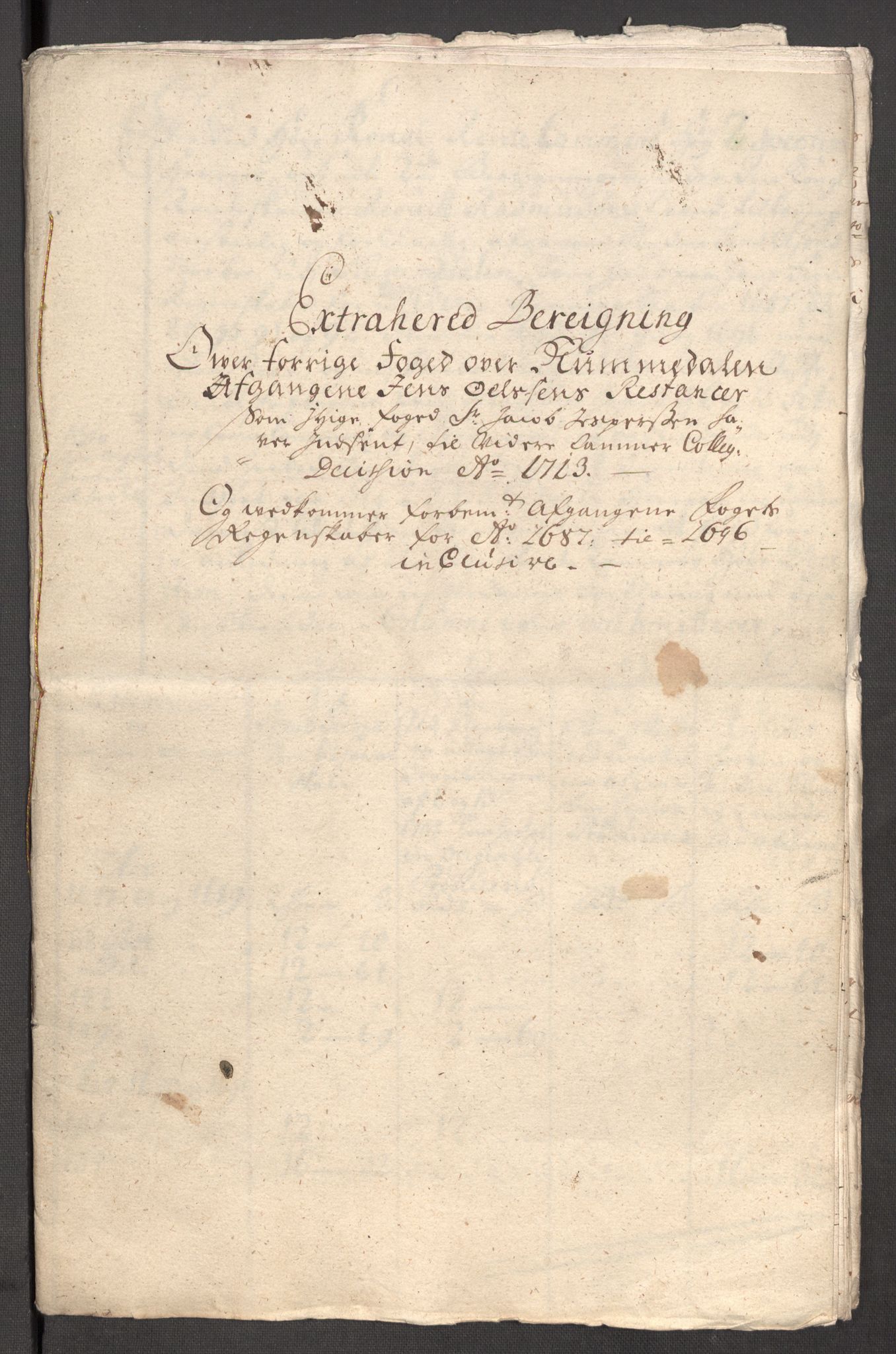 Rentekammeret inntil 1814, Reviderte regnskaper, Fogderegnskap, RA/EA-4092/R64/L4425: Fogderegnskap Namdal, 1696-1698, p. 116