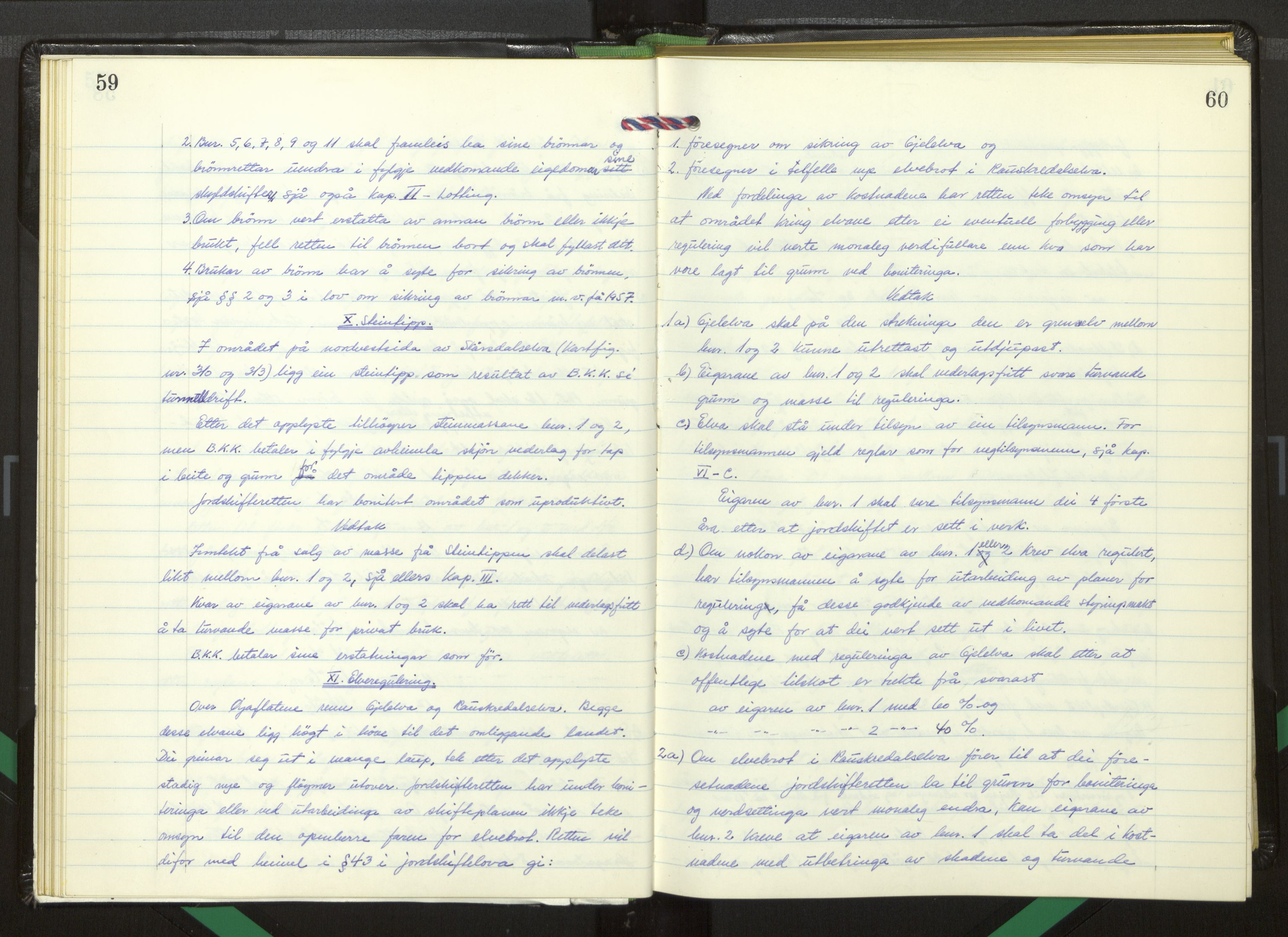 Hordaland jordskiftedøme - I Nordhordland jordskiftedistrikt, AV/SAB-A-6801/A/Aa/L0062: Forhandlingsprotokoll, 1975-1980, p. 59-60