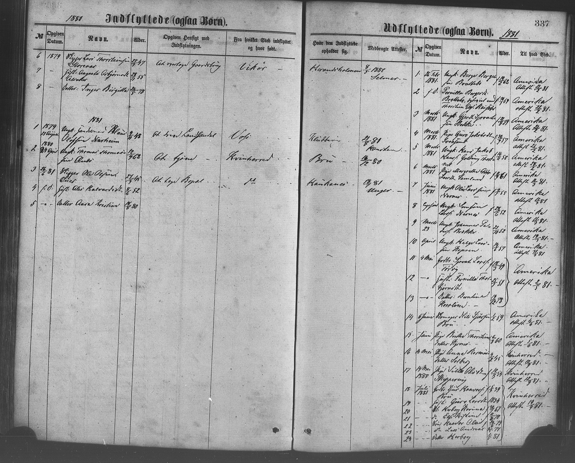 Strandebarm sokneprestembete, AV/SAB-A-78401/H/Haa: Parish register (official) no. A 9, 1872-1886, p. 337