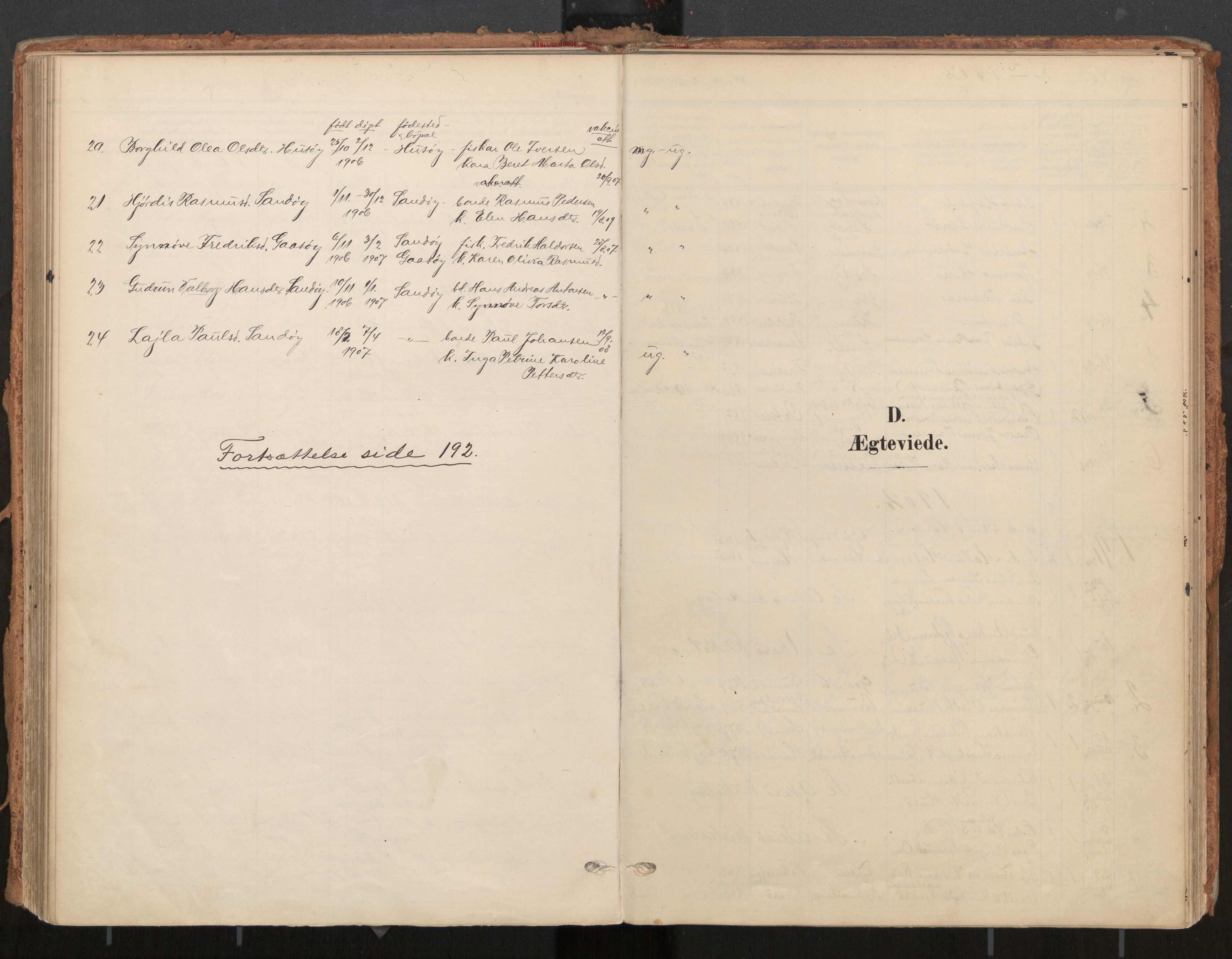 Ministerialprotokoller, klokkerbøker og fødselsregistre - Møre og Romsdal, SAT/A-1454/561/L0730: Parish register (official) no. 561A04, 1901-1929