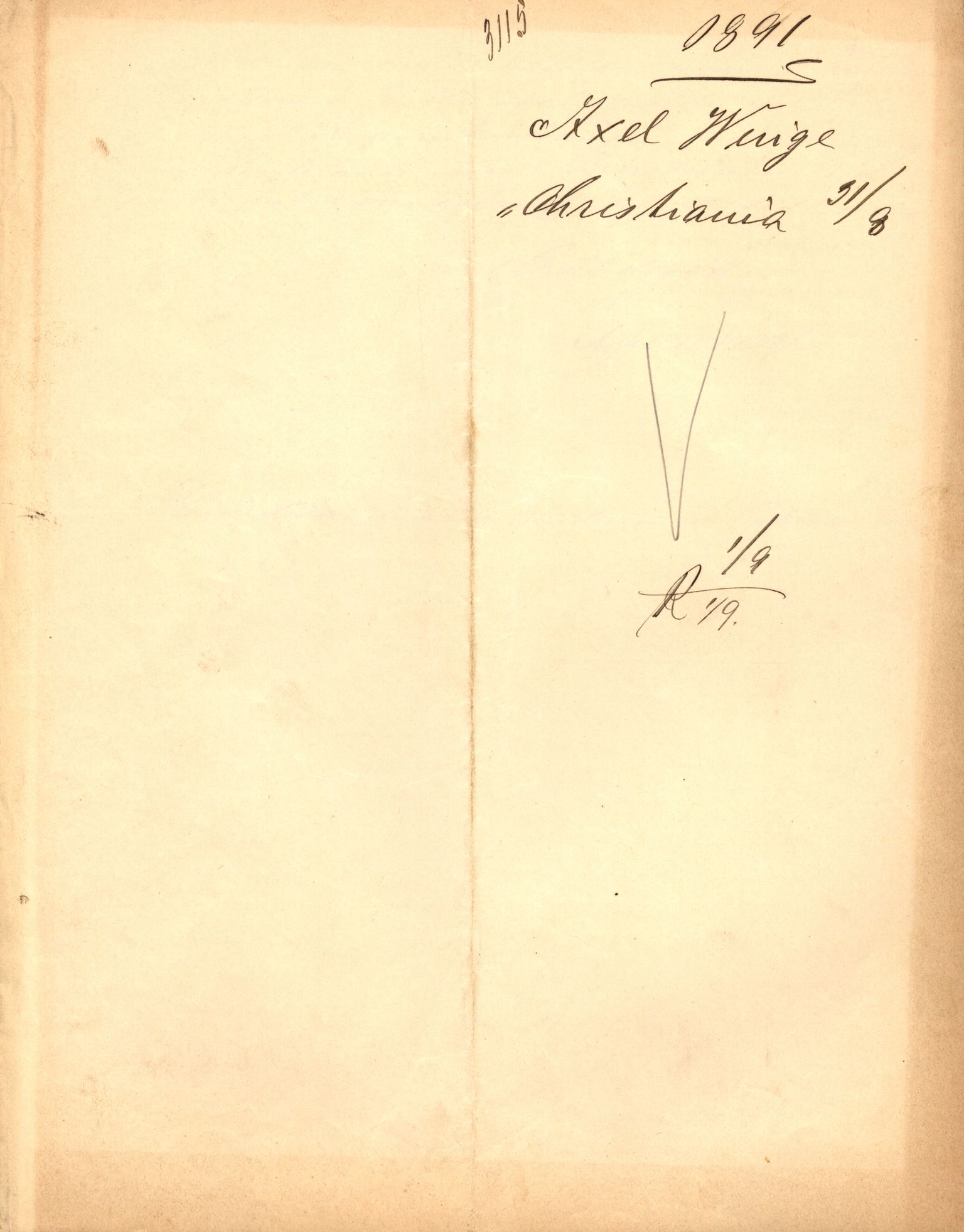 Pa 63 - Østlandske skibsassuranceforening, VEMU/A-1079/G/Ga/L0027/0004: Havaridokumenter / Avenir, Bertha, Augusta, Arctic, Black Hawk, 1891, p. 50