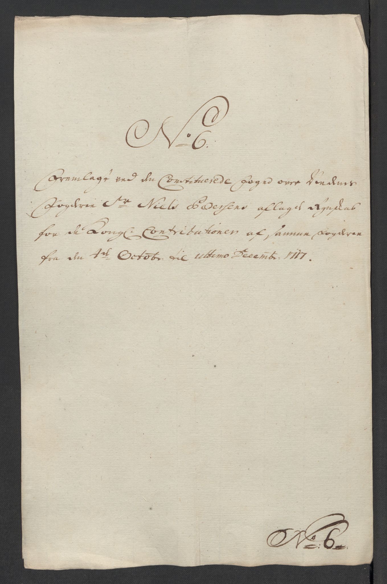 Rentekammeret inntil 1814, Reviderte regnskaper, Fogderegnskap, AV/RA-EA-4092/R39/L2326: Fogderegnskap Nedenes, 1717, p. 391