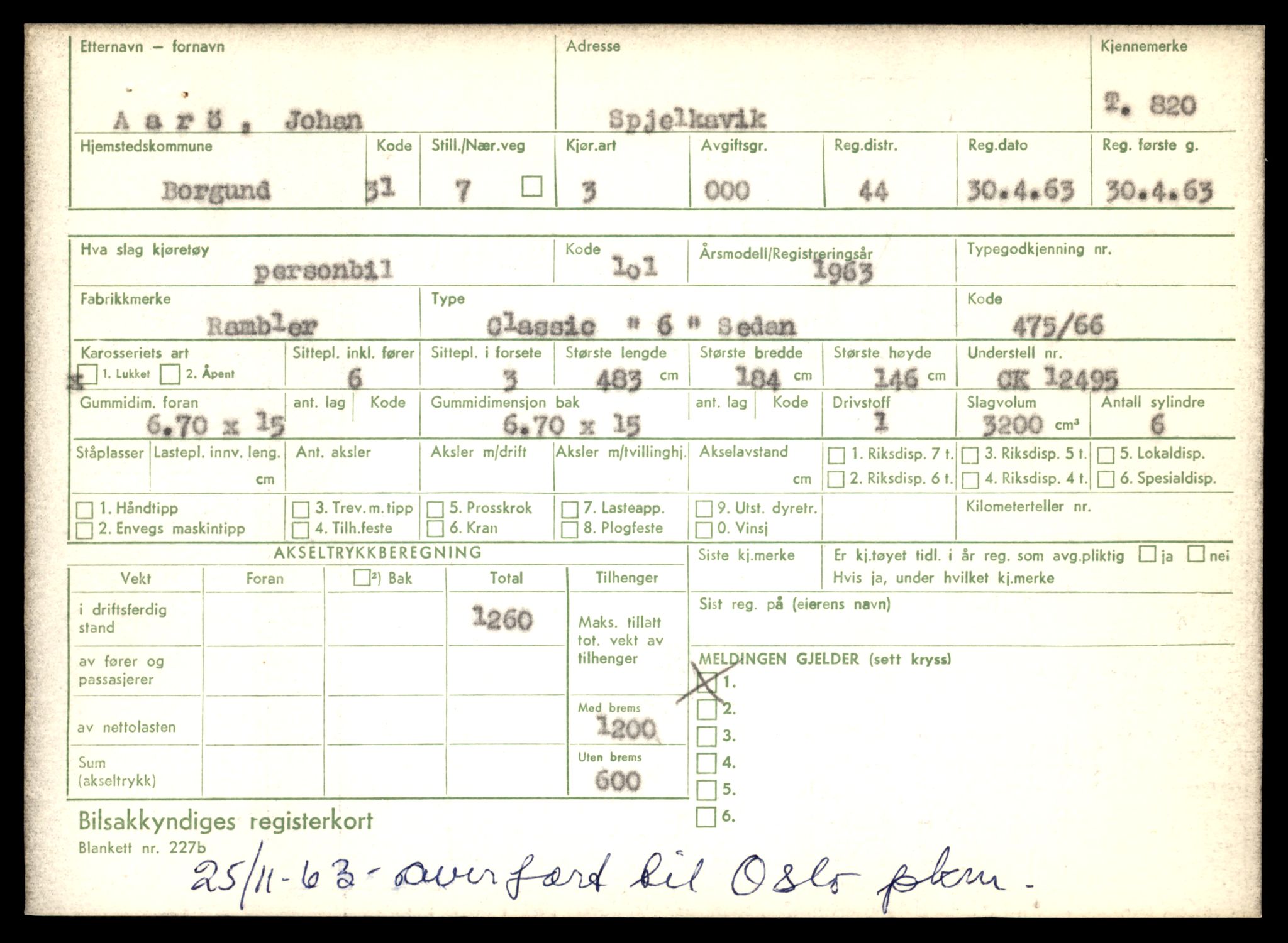 Møre og Romsdal vegkontor - Ålesund trafikkstasjon, AV/SAT-A-4099/F/Fe/L0008: Registreringskort for kjøretøy T 747 - T 894, 1927-1998, p. 1936