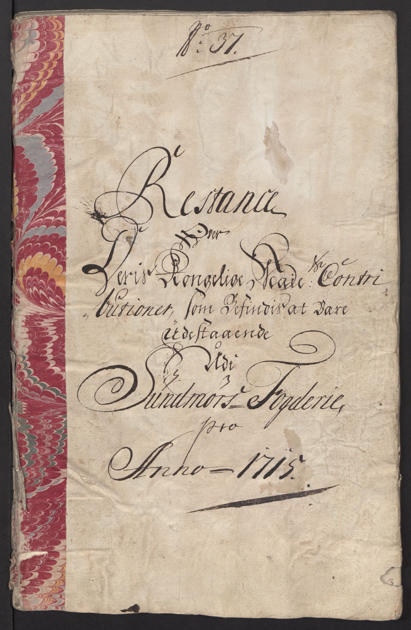 Rentekammeret inntil 1814, Reviderte regnskaper, Fogderegnskap, RA/EA-4092/R54/L3567: Fogderegnskap Sunnmøre, 1715, p. 254