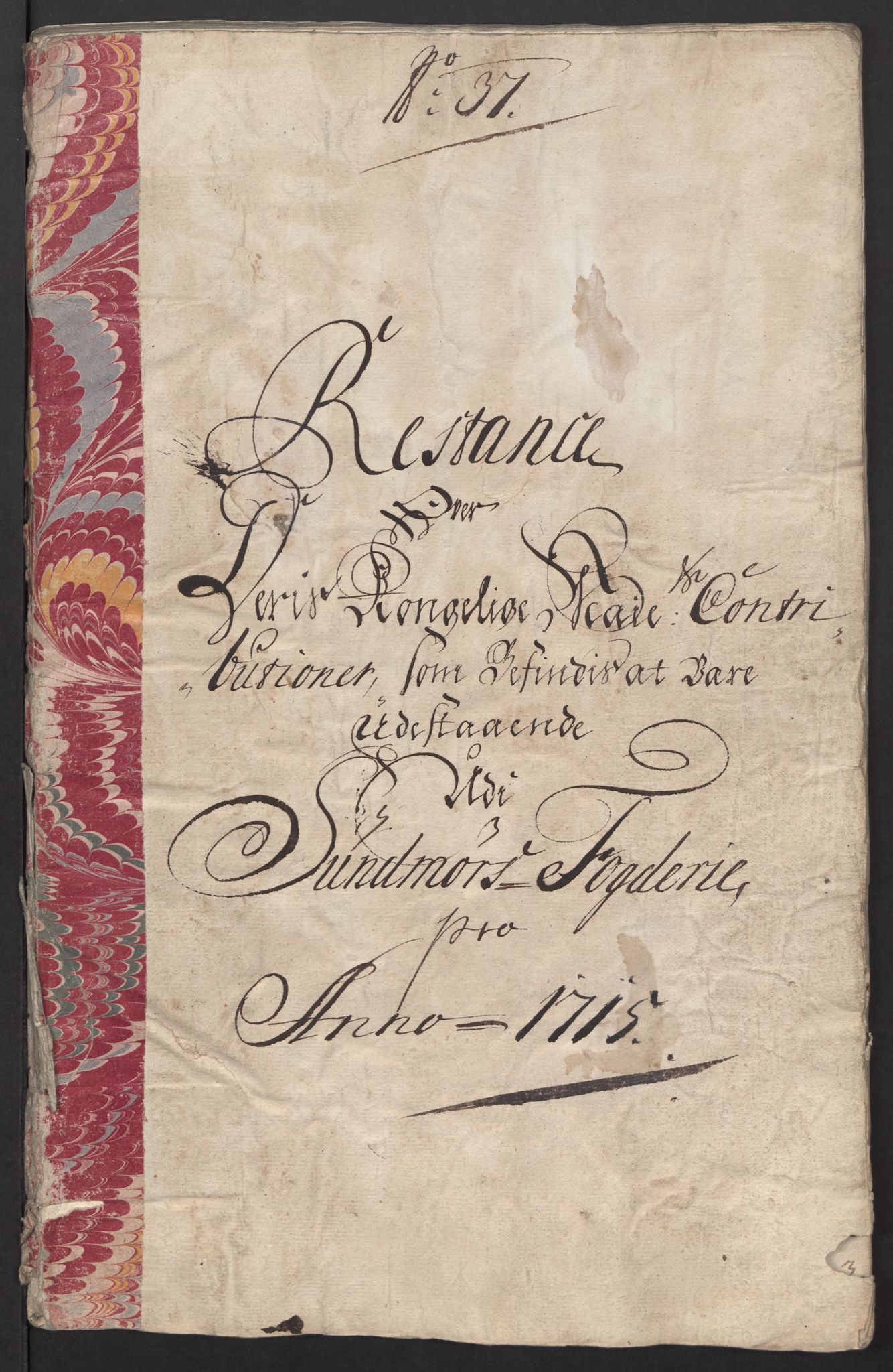 Rentekammeret inntil 1814, Reviderte regnskaper, Fogderegnskap, AV/RA-EA-4092/R54/L3567: Fogderegnskap Sunnmøre, 1715, p. 254