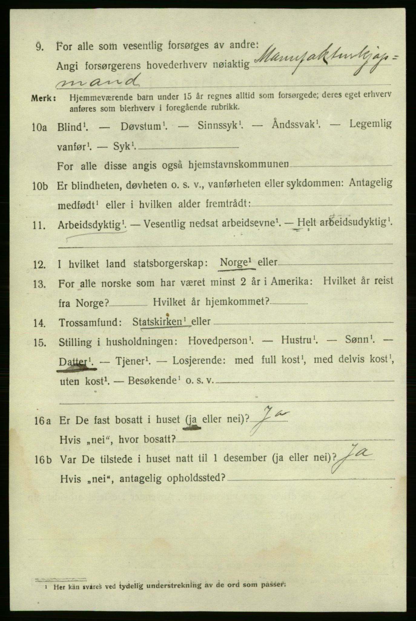 SAO, 1920 census for Fredrikshald, 1920, p. 17503