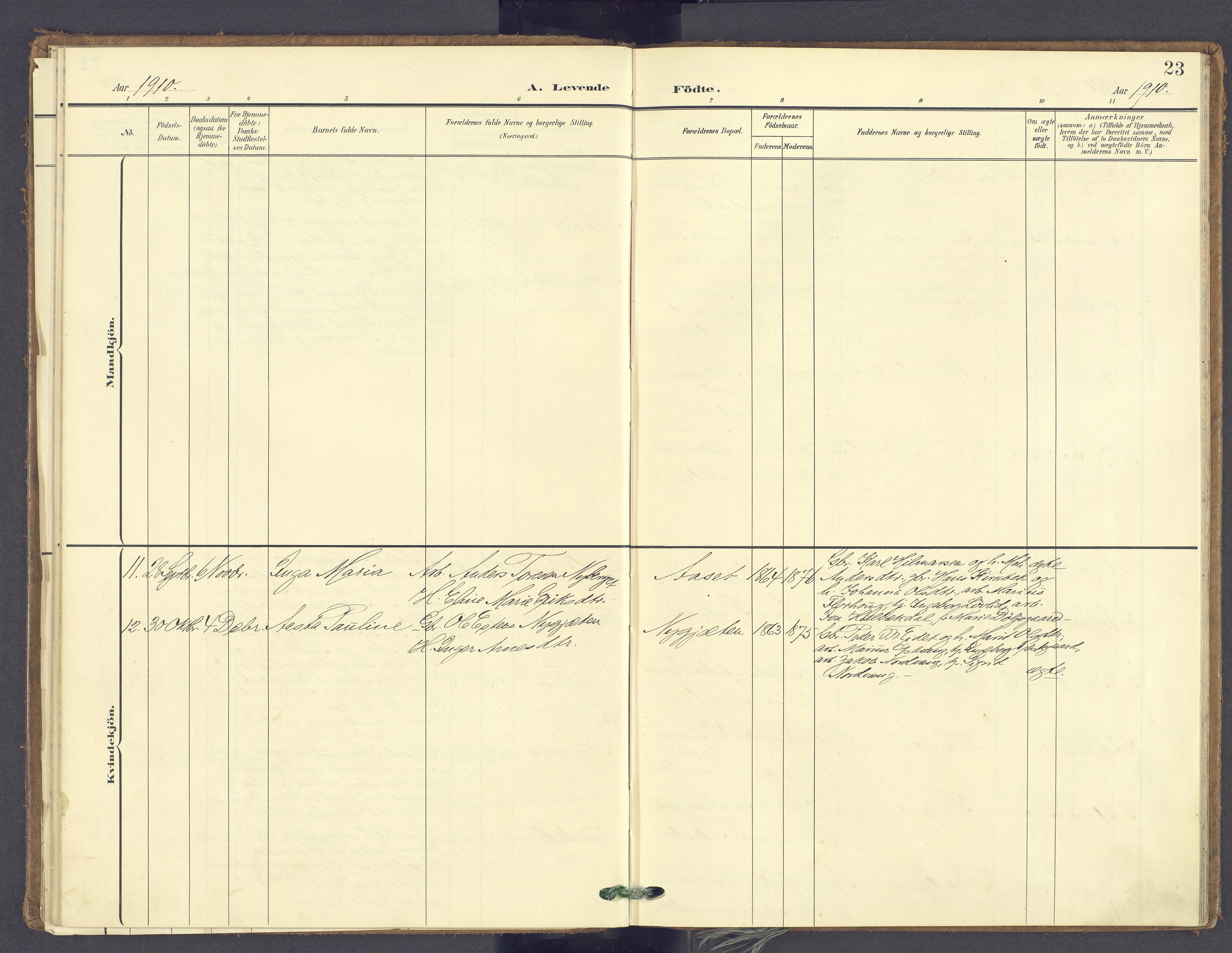 Tolga prestekontor, AV/SAH-PREST-062/K/L0014: Parish register (official) no. 14, 1903-1929, p. 23