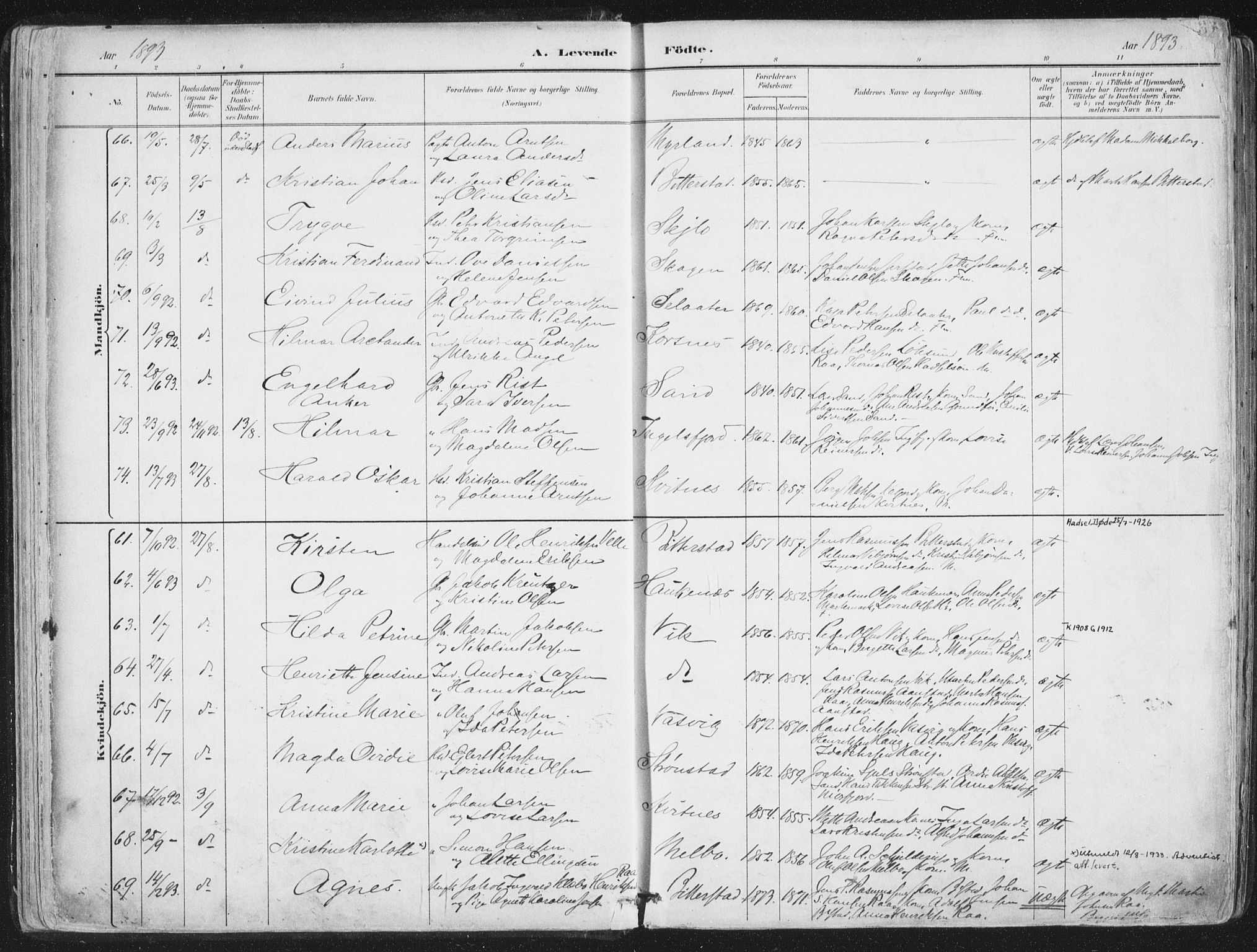 Ministerialprotokoller, klokkerbøker og fødselsregistre - Nordland, SAT/A-1459/888/L1246: Parish register (official) no. 888A12, 1891-1903, p. 31