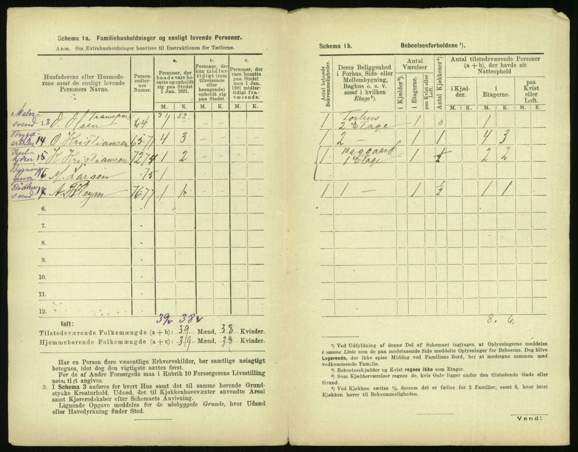 RA, 1891 census for 0301 Kristiania, 1891, p. 143053