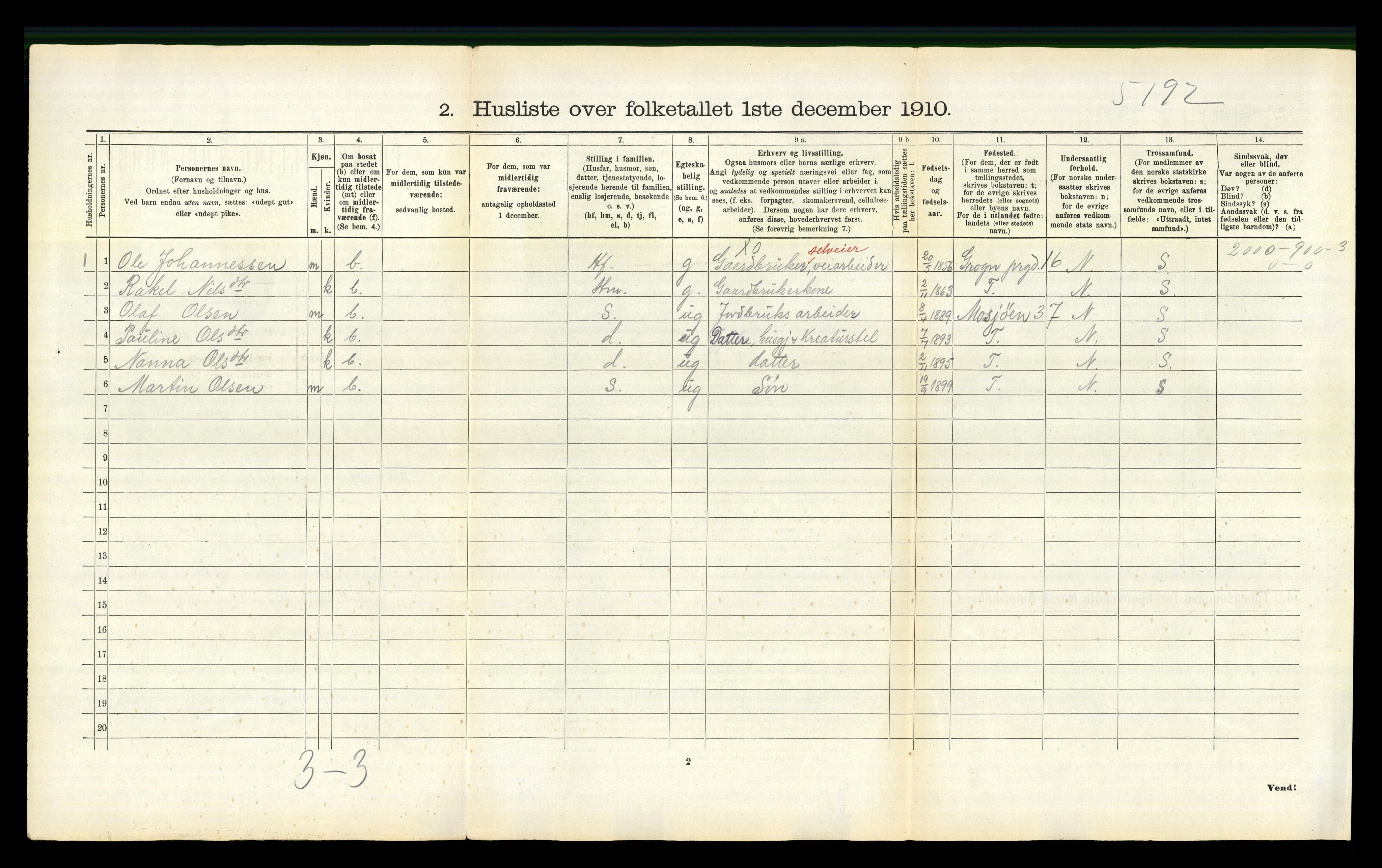 RA, 1910 census for Mo, 1910, p. 734