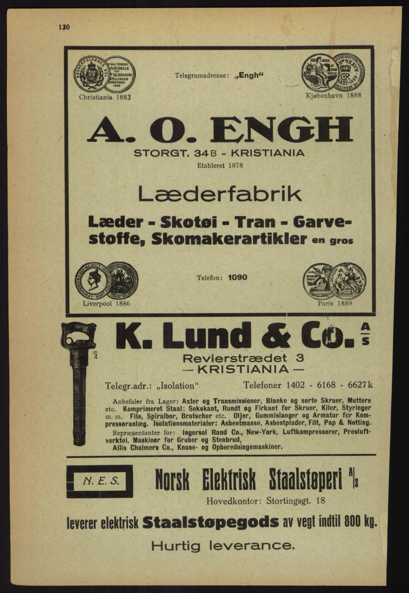 Kristiania/Oslo adressebok, PUBL/-, 1918, p. 133