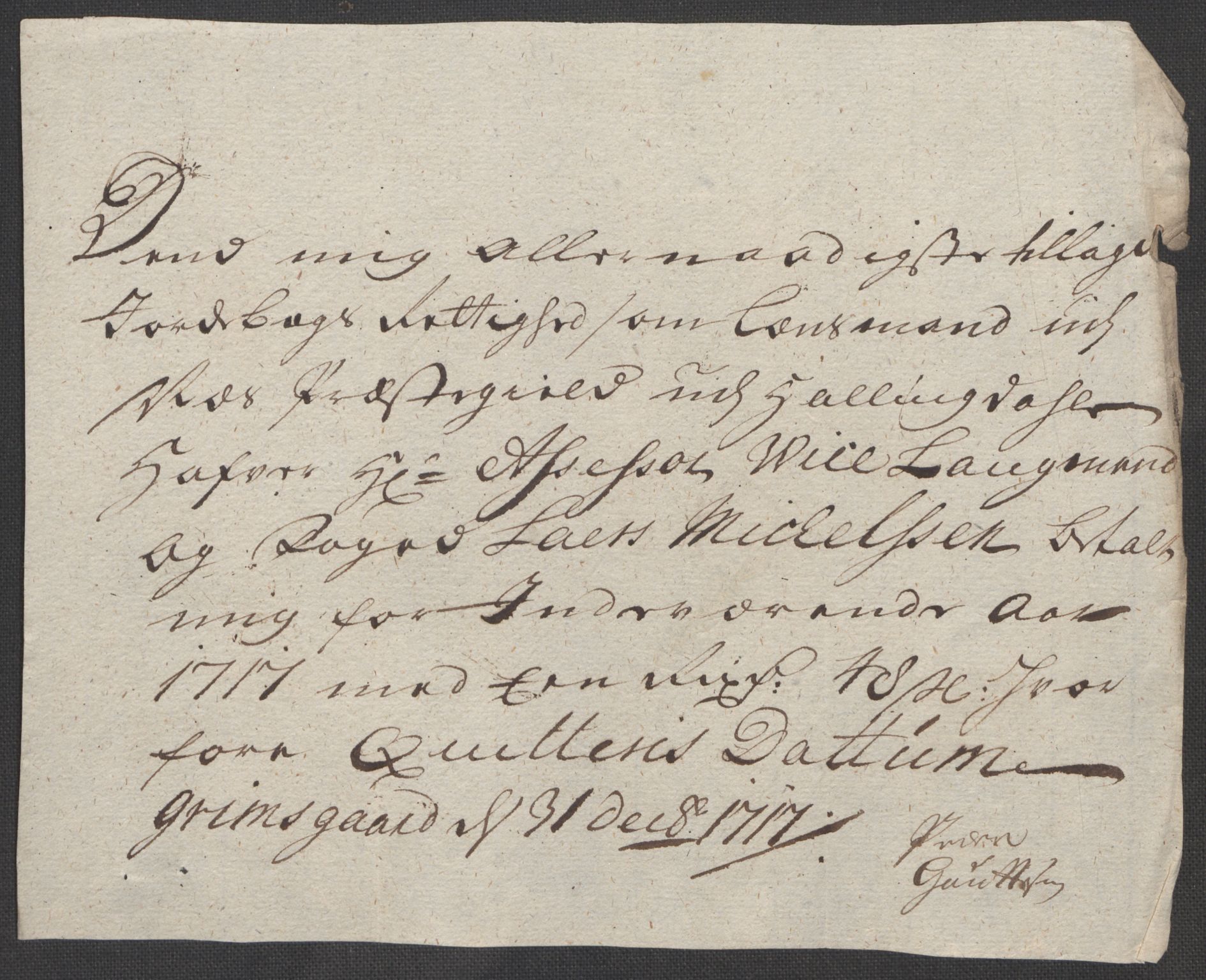 Rentekammeret inntil 1814, Reviderte regnskaper, Fogderegnskap, RA/EA-4092/R23/L1475: Fogderegnskap Ringerike og Hallingdal, 1717, p. 245