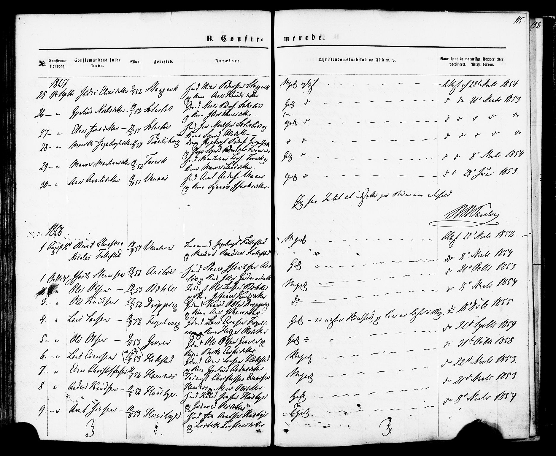 Ministerialprotokoller, klokkerbøker og fødselsregistre - Møre og Romsdal, AV/SAT-A-1454/592/L1027: Parish register (official) no. 592A05, 1865-1878, p. 115